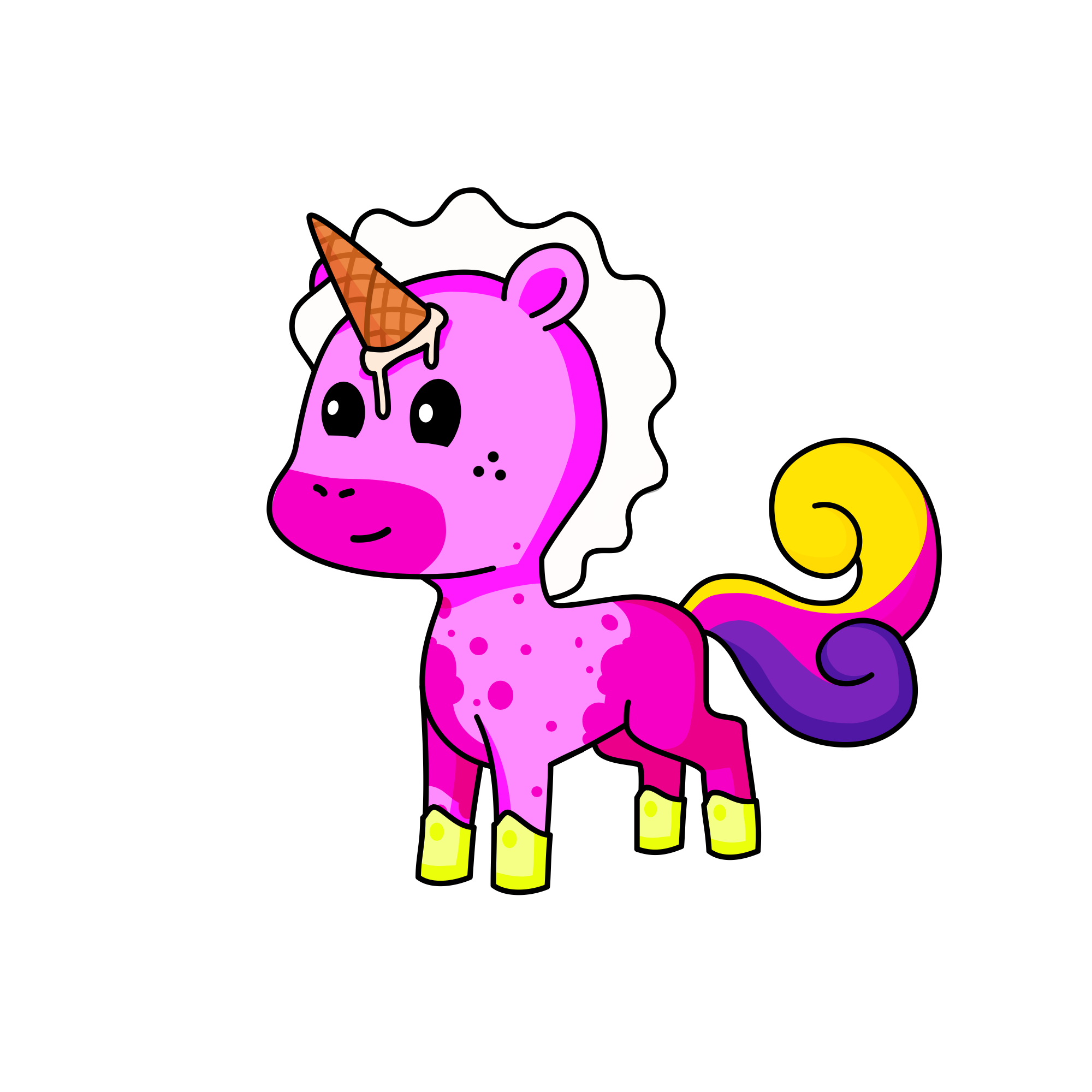 Ice cream Younicorn , the unicorn