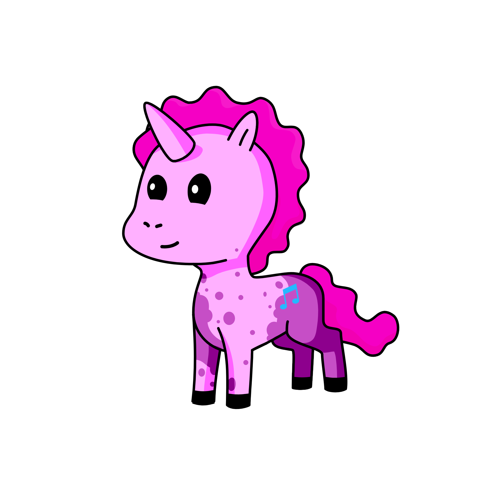 pinkie unicorn, the unicorn