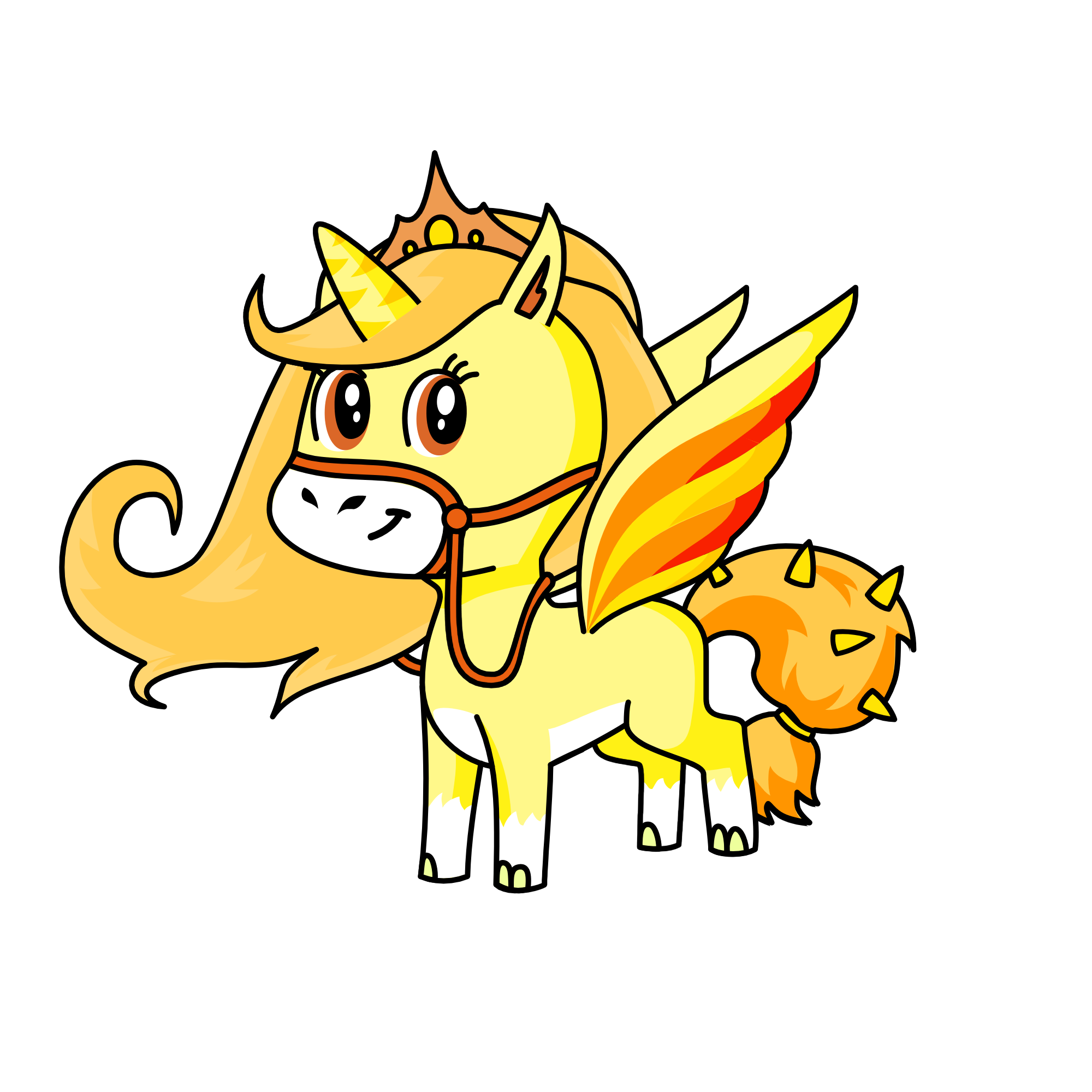 Queen Sunlight, the unicorn