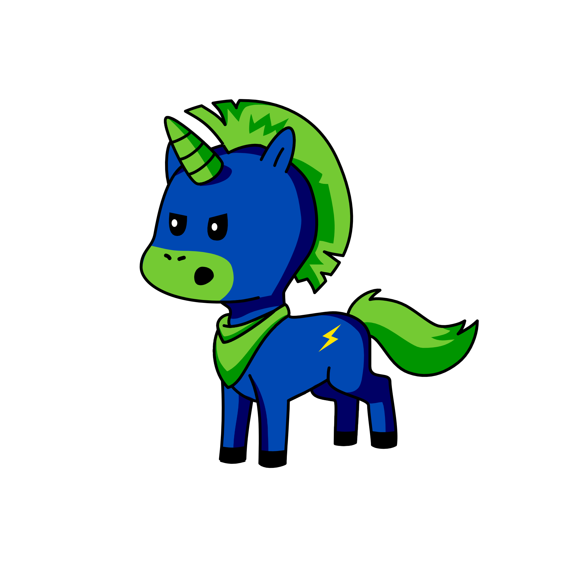 Midnight, the unicorn