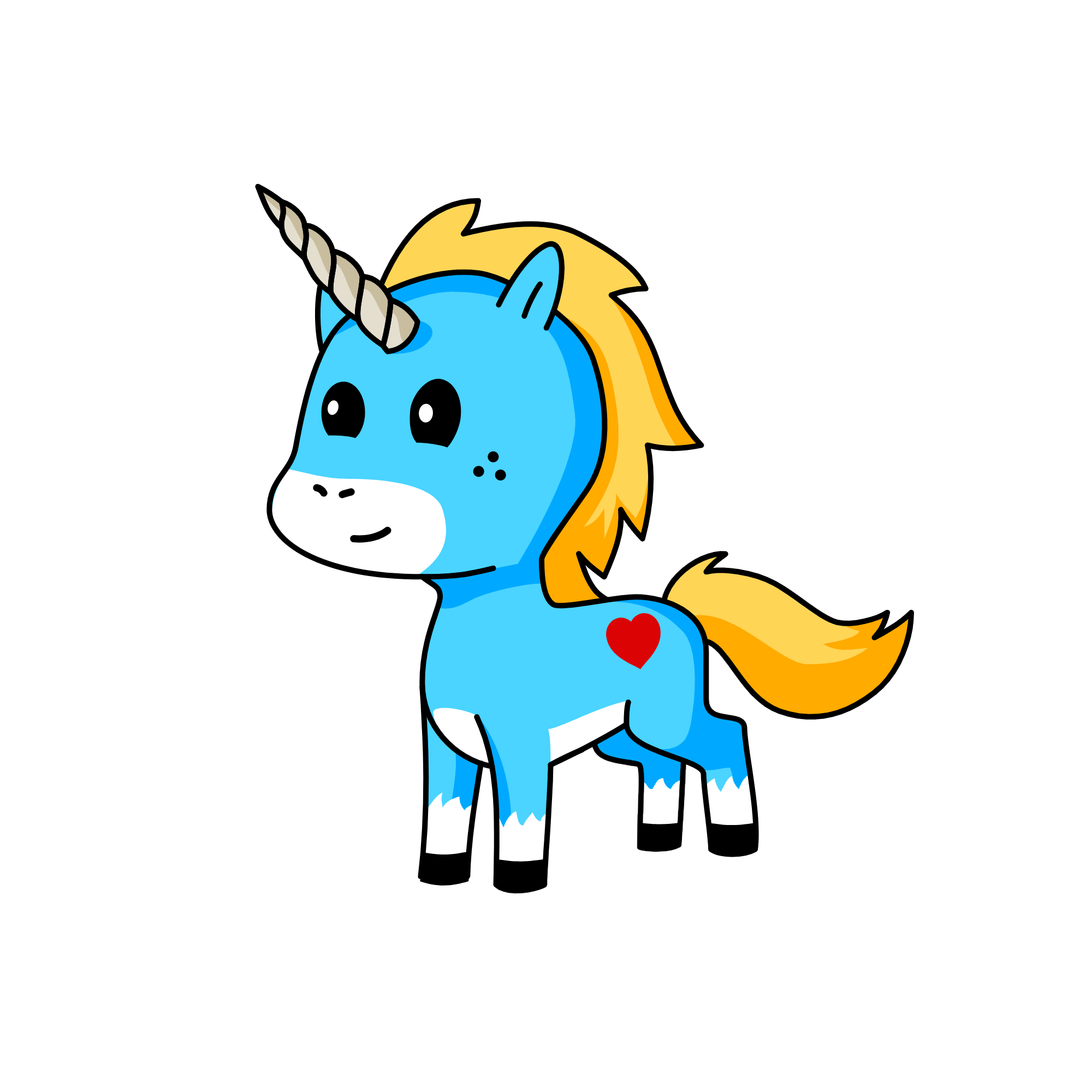 Pixie, the unicorn