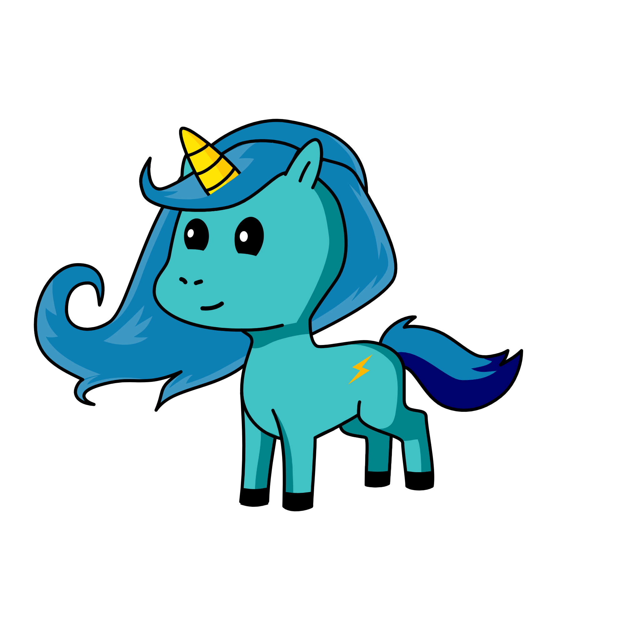 Aqua, the unicorn