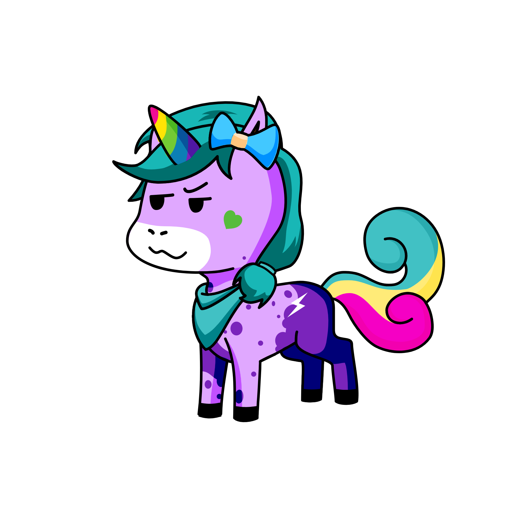 Parfait, the unicorn