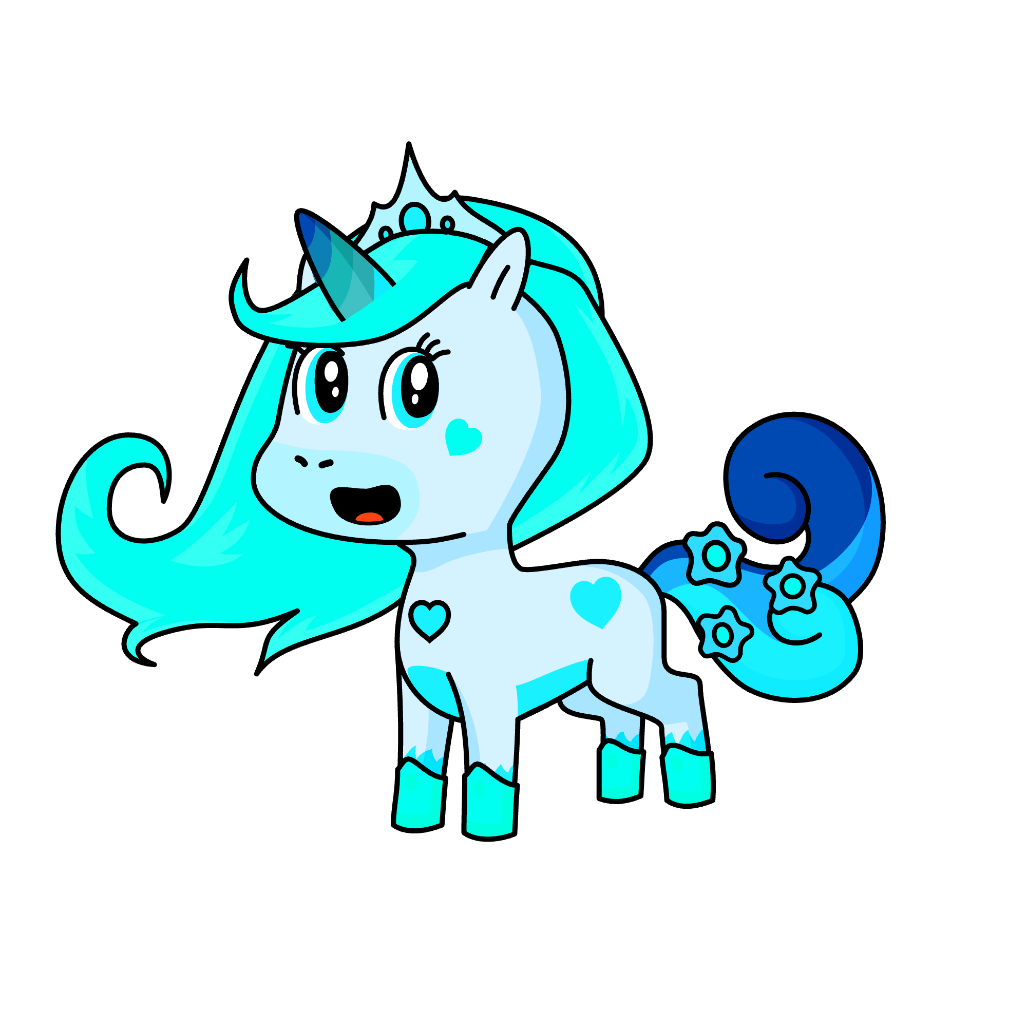 sugarflake shimmer, the unicorn