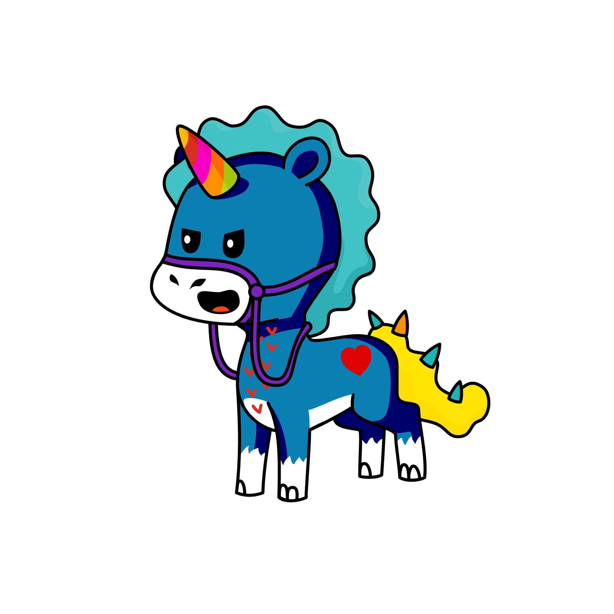 Nano cat but unicorn, the unicorn