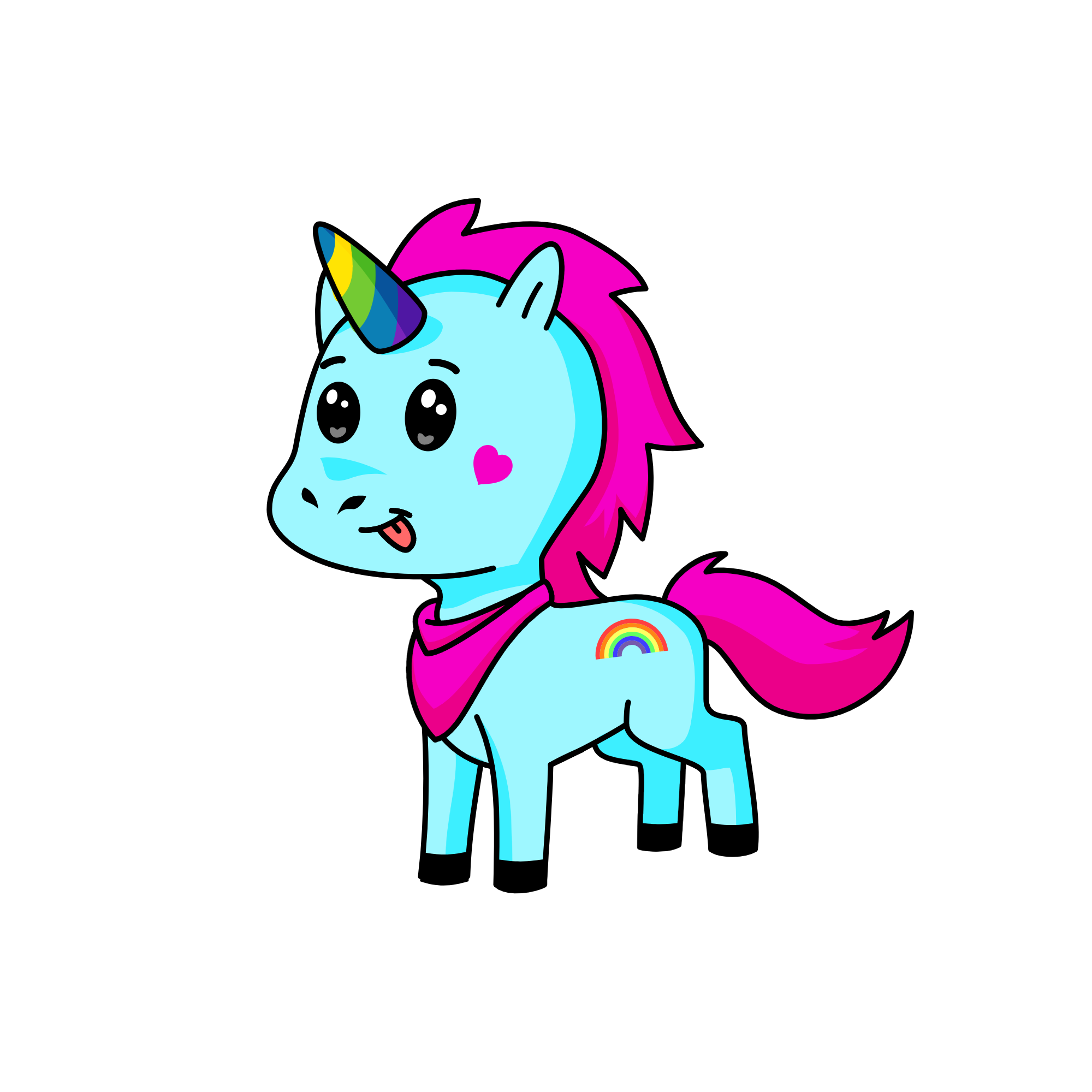 rainbowβ€π§‘ππππ, the unicorn
