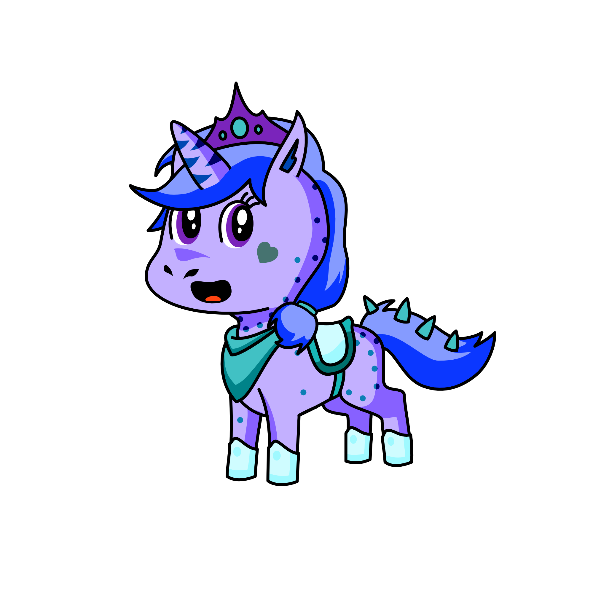 Diamond Dancer, the unicorn