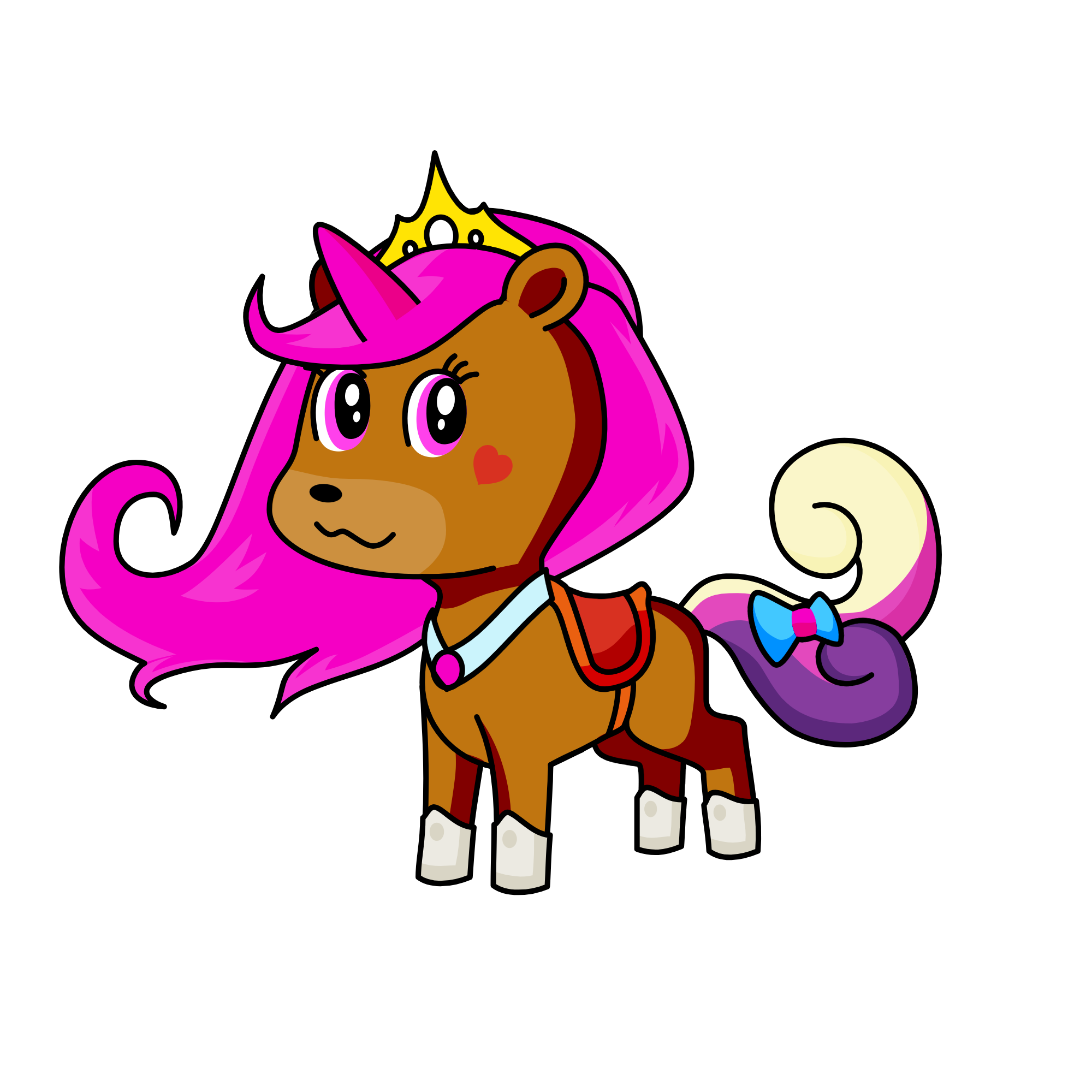 Brownie, the unicorn