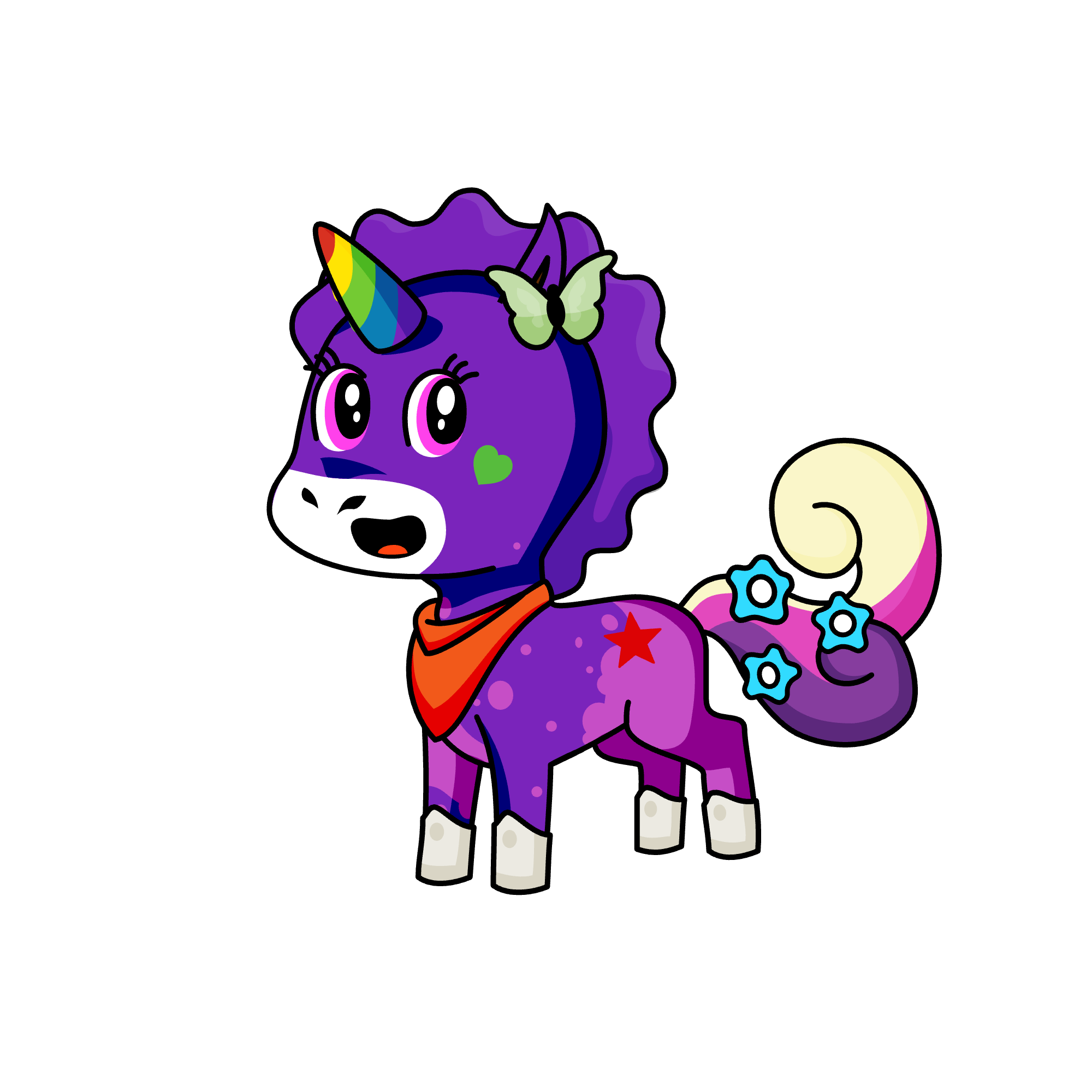 Cool unicorn, the unicorn