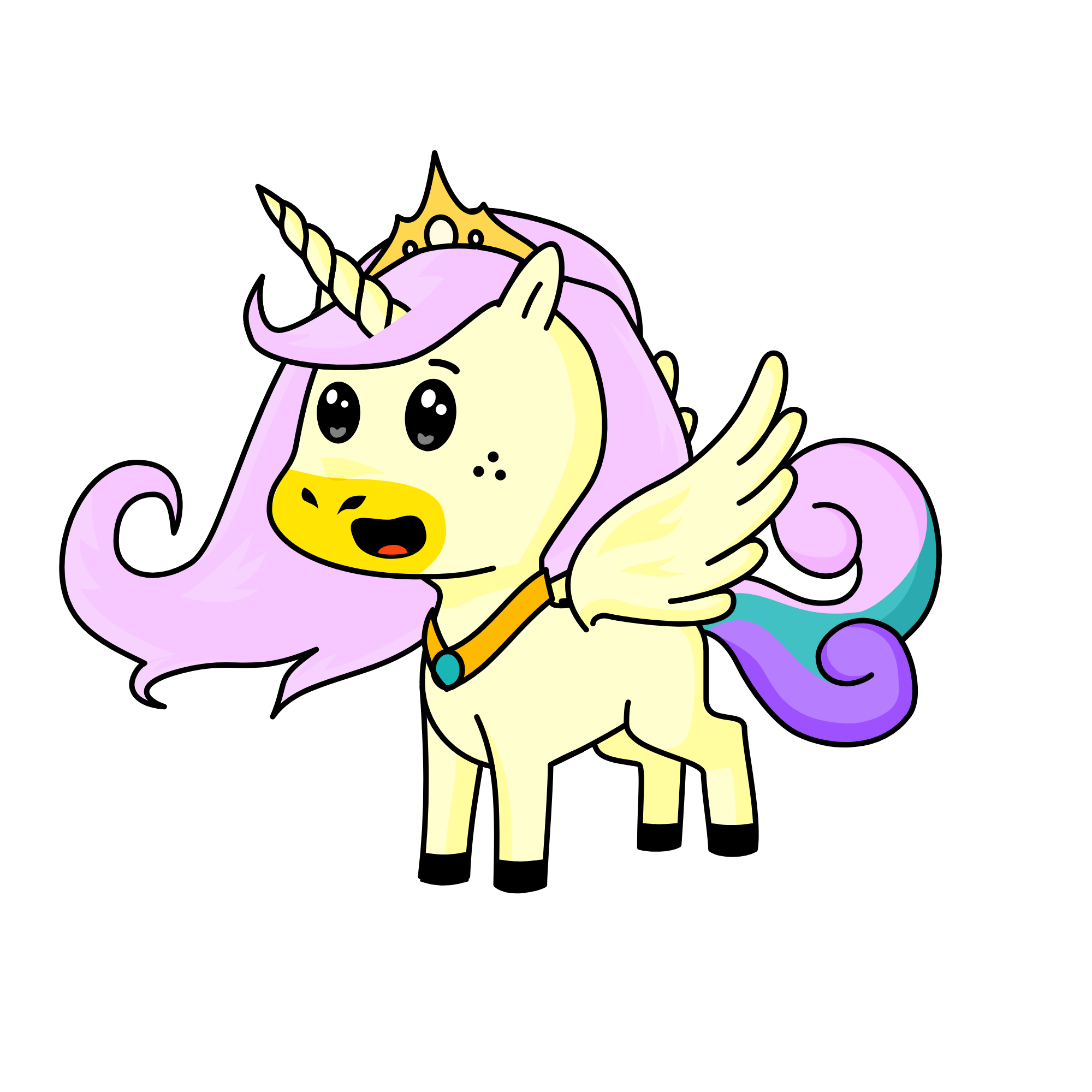 Princess Celestia, the unicorn