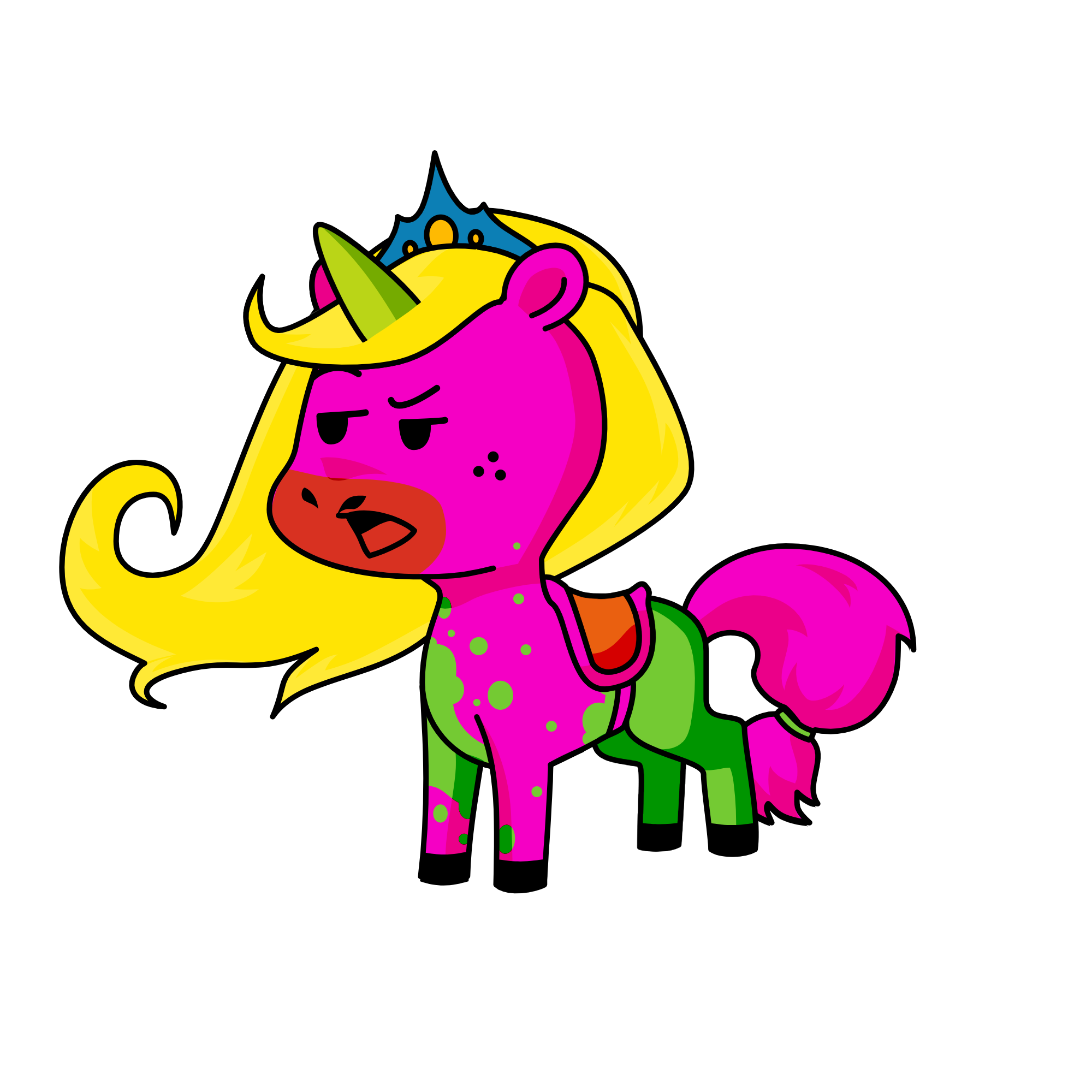 rainbow!, the unicorn