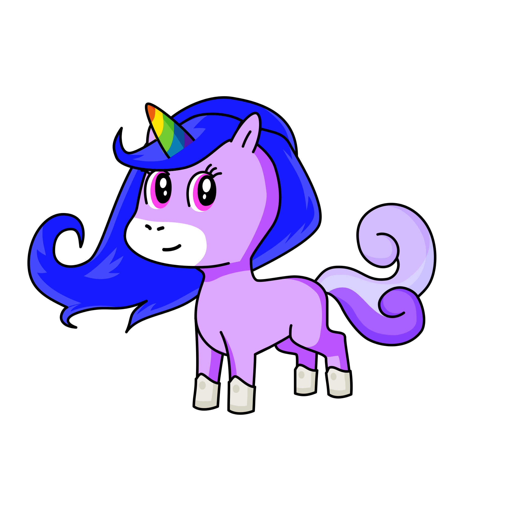 Grape, the unicorn