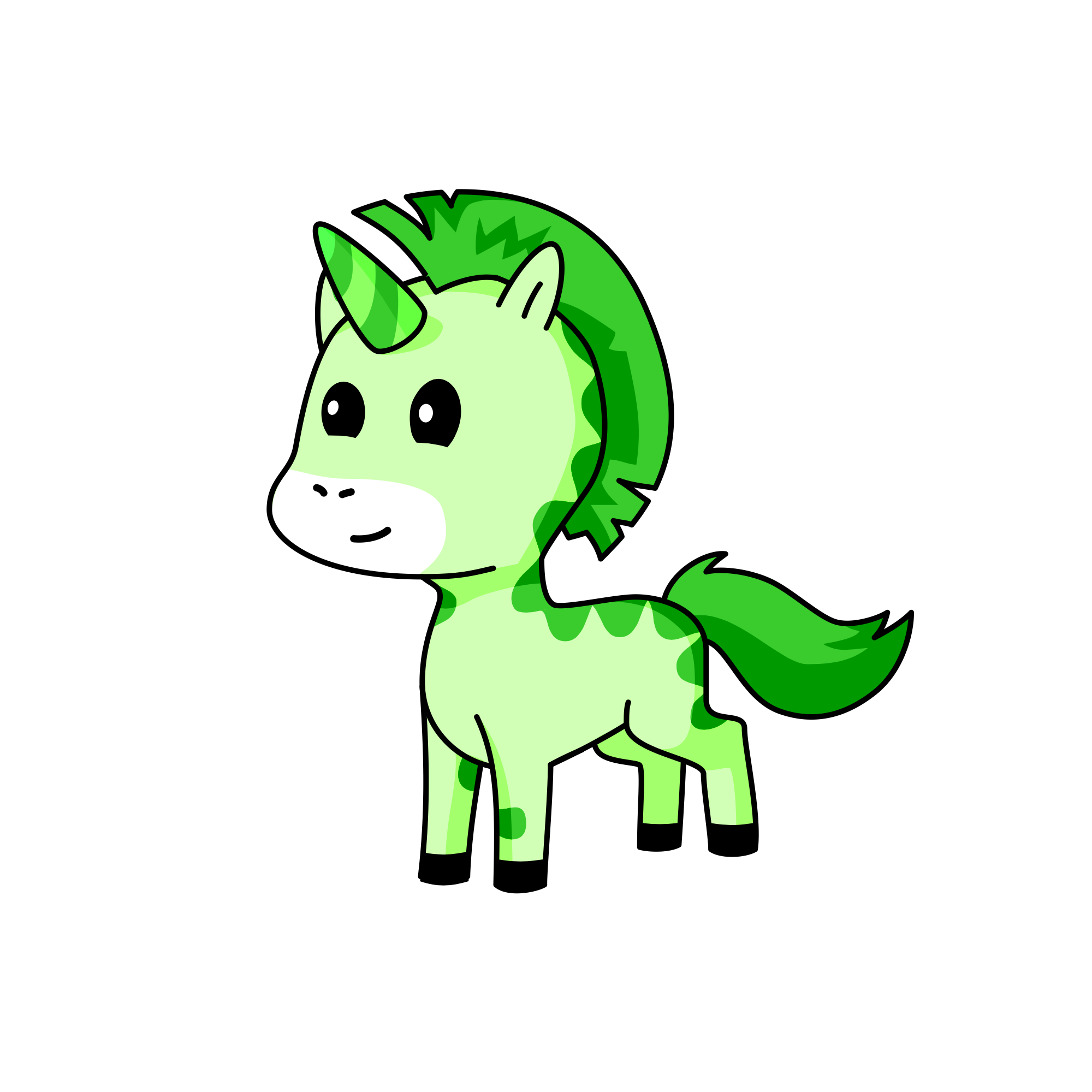 Clips, the unicorn