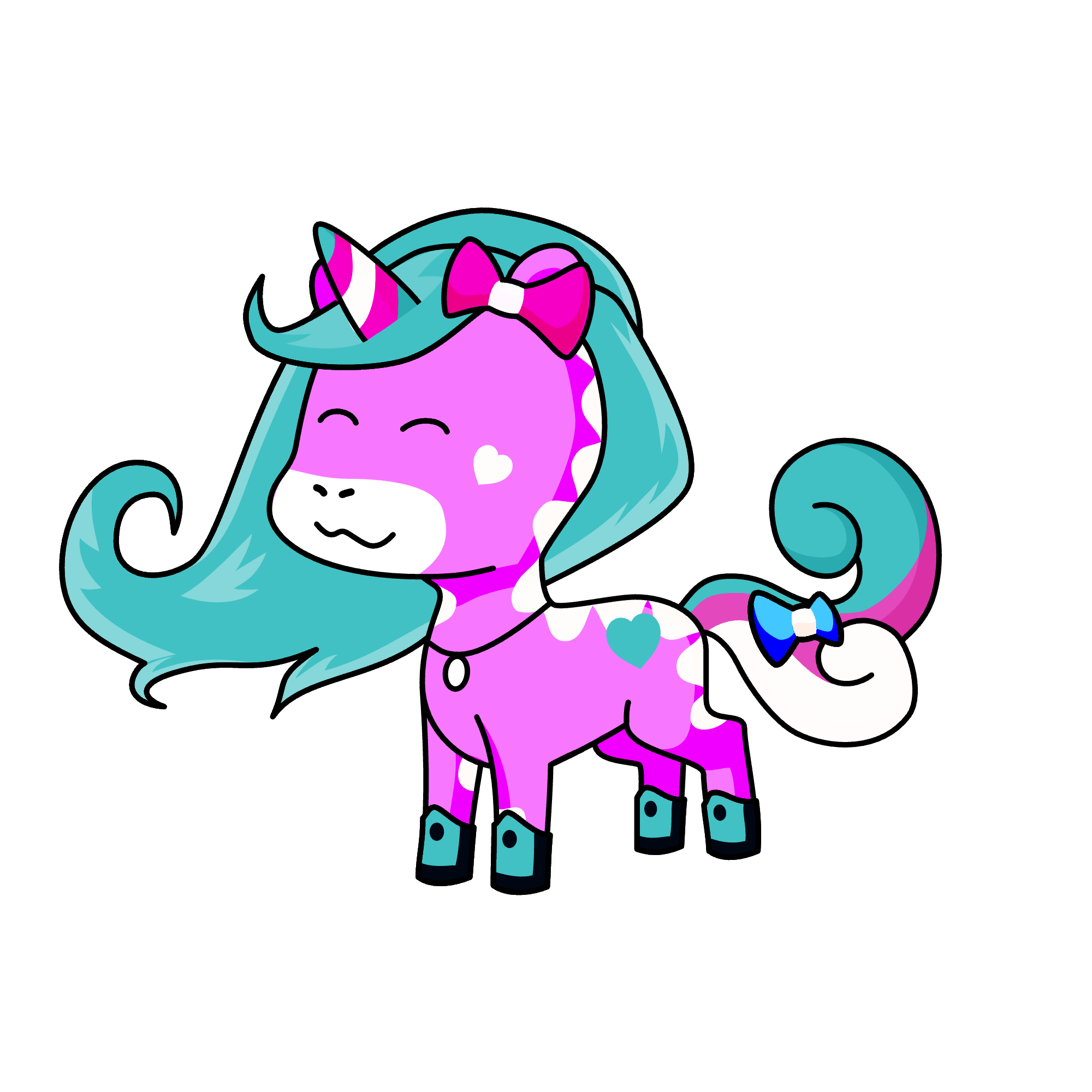 Transfem unicorn, the unicorn