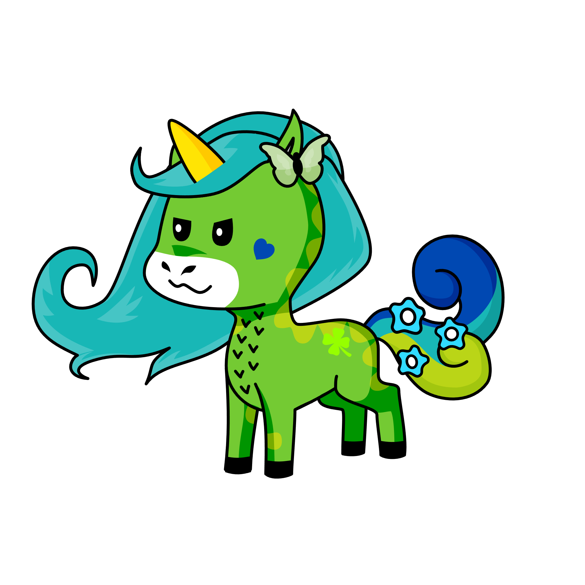Emerald , the unicorn