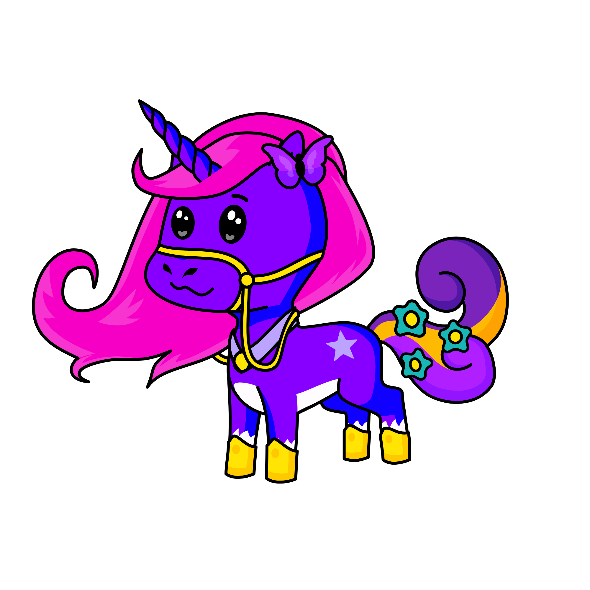 Zvezdochka, the unicorn