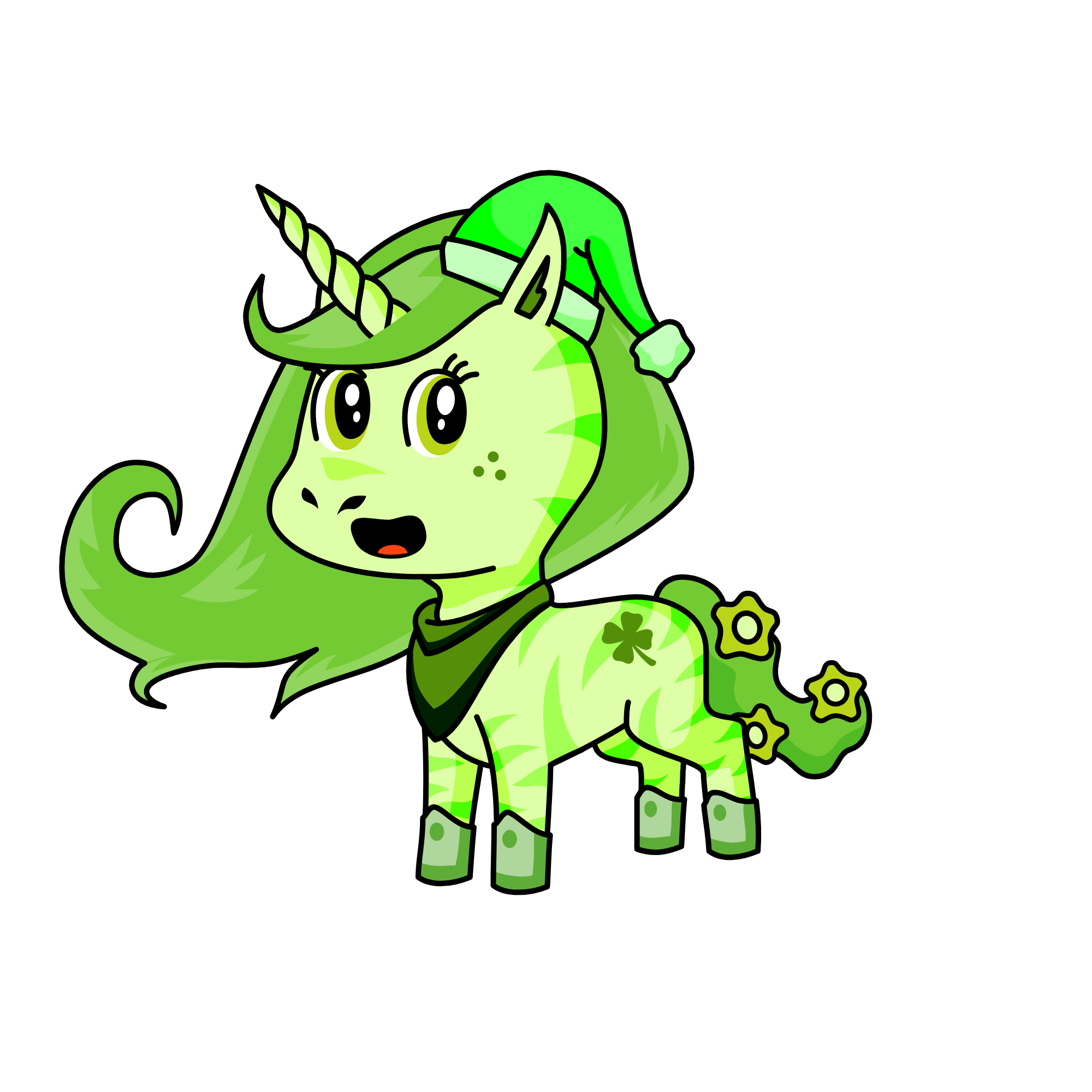 Clover Nature, the unicorn