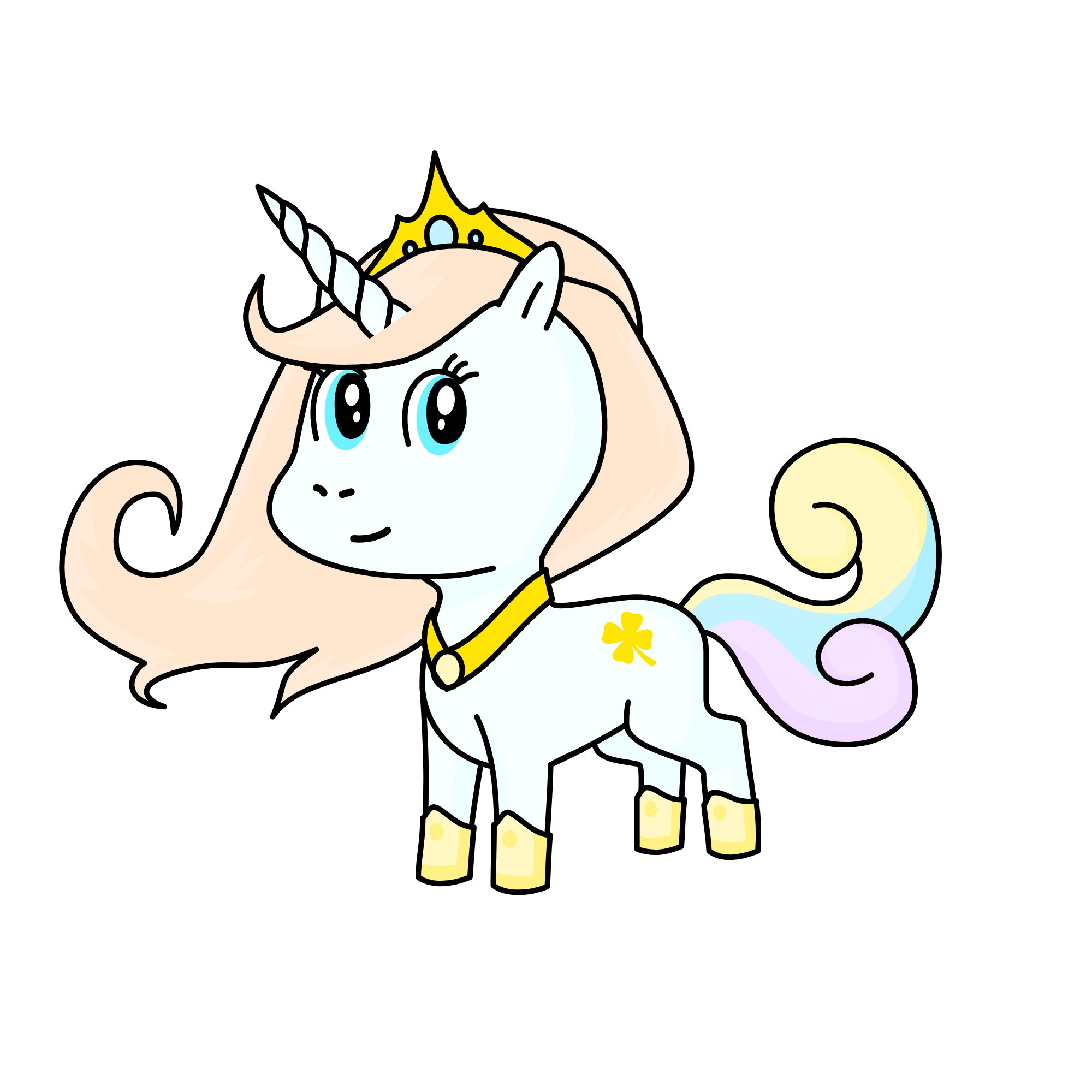 pricess selestea, the unicorn