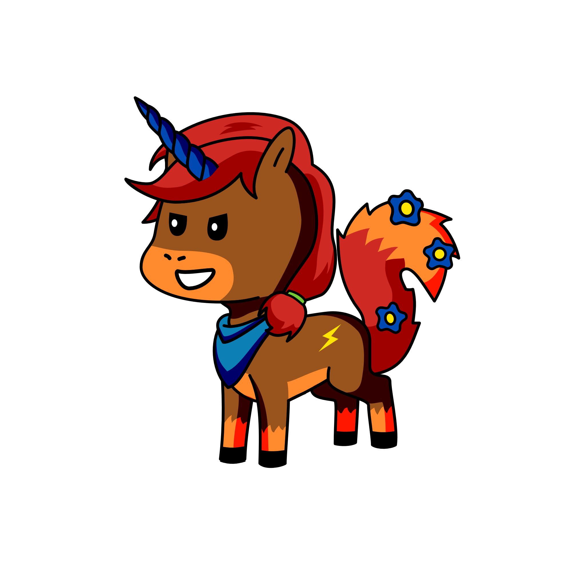 Burwinski, the unicorn