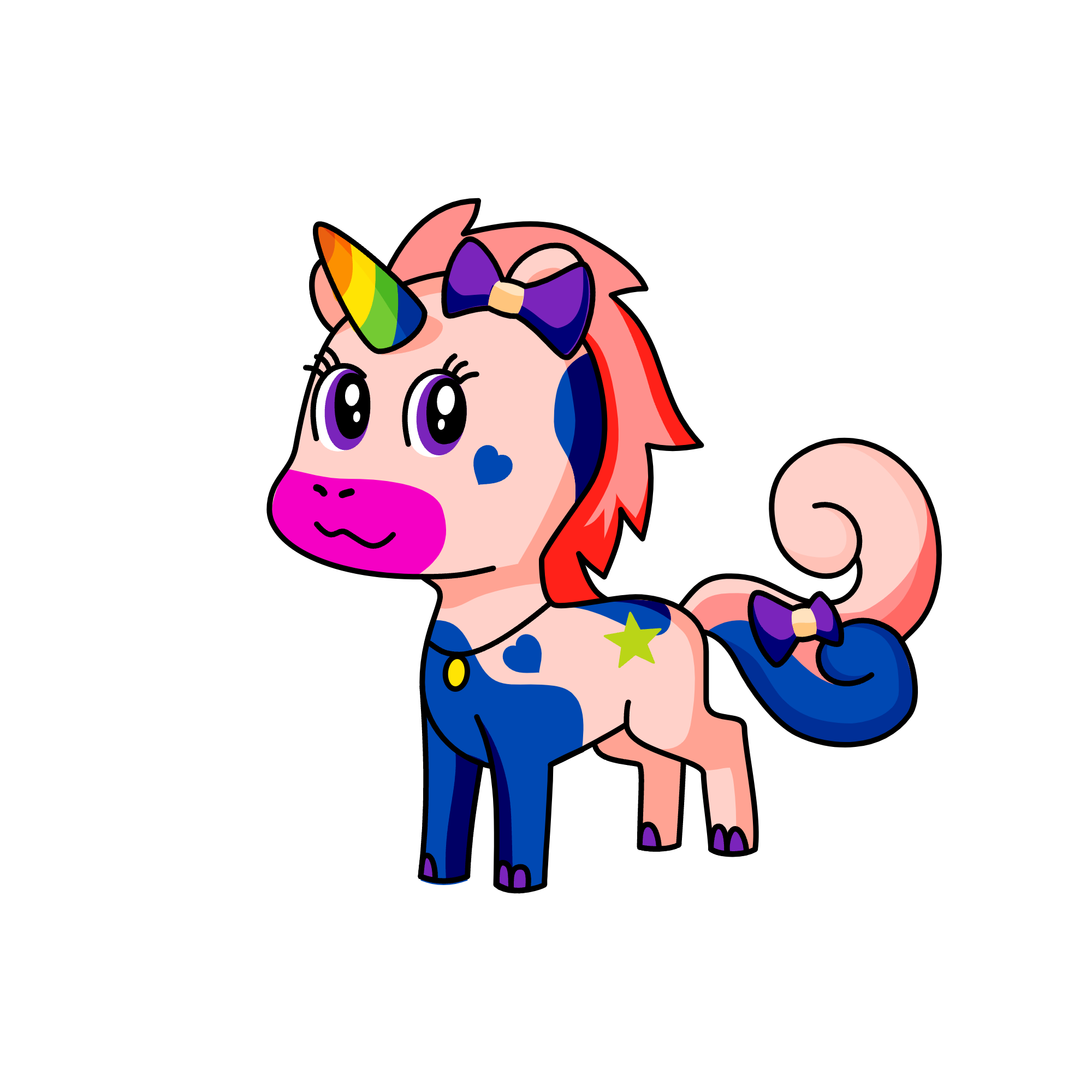 pinky, the unicorn