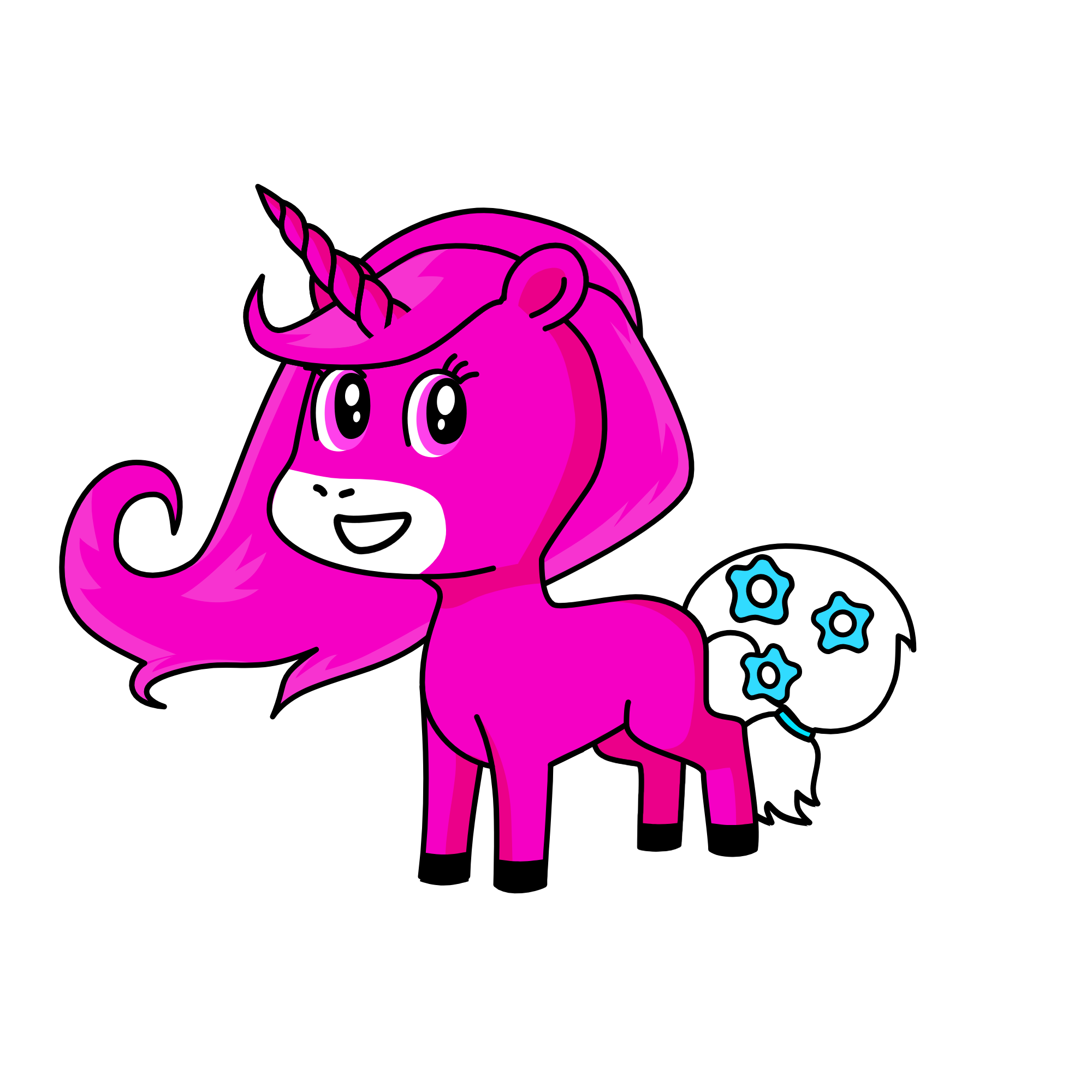 red!!!!, the unicorn
