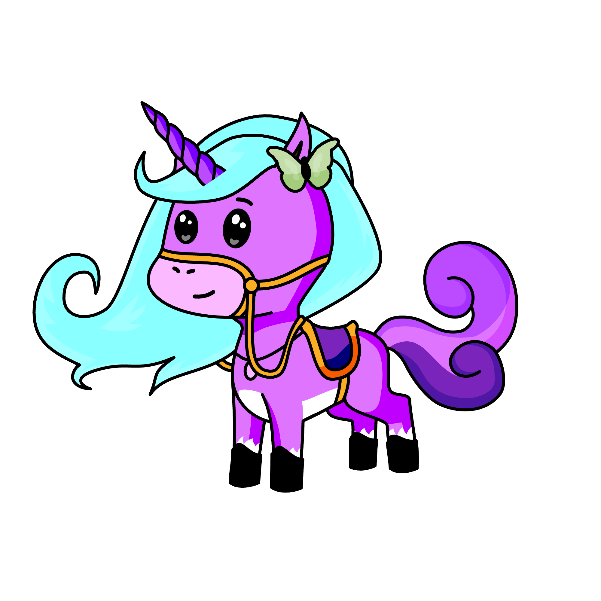 Purple flake 💜 , the unicorn