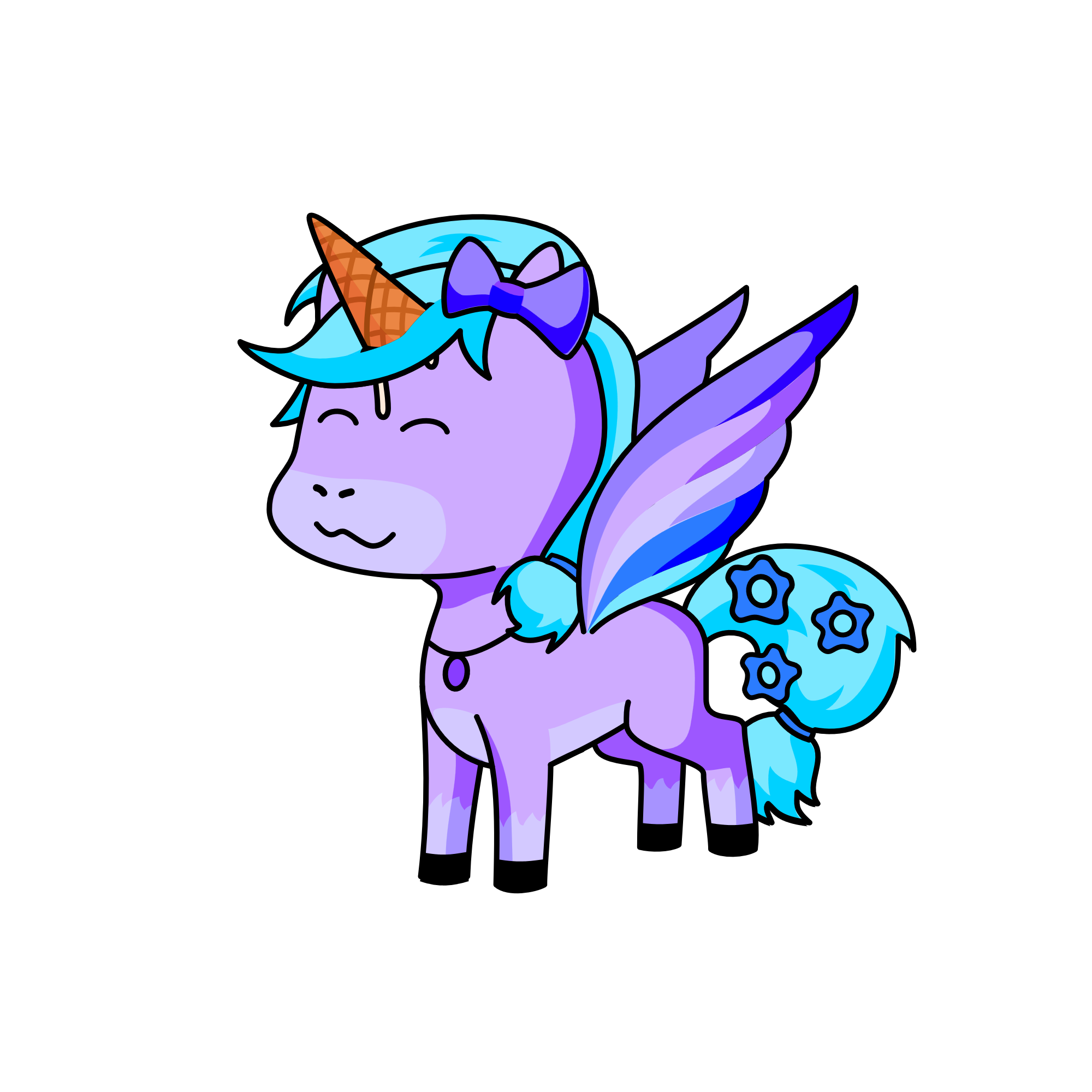 Taazywme, the unicorn