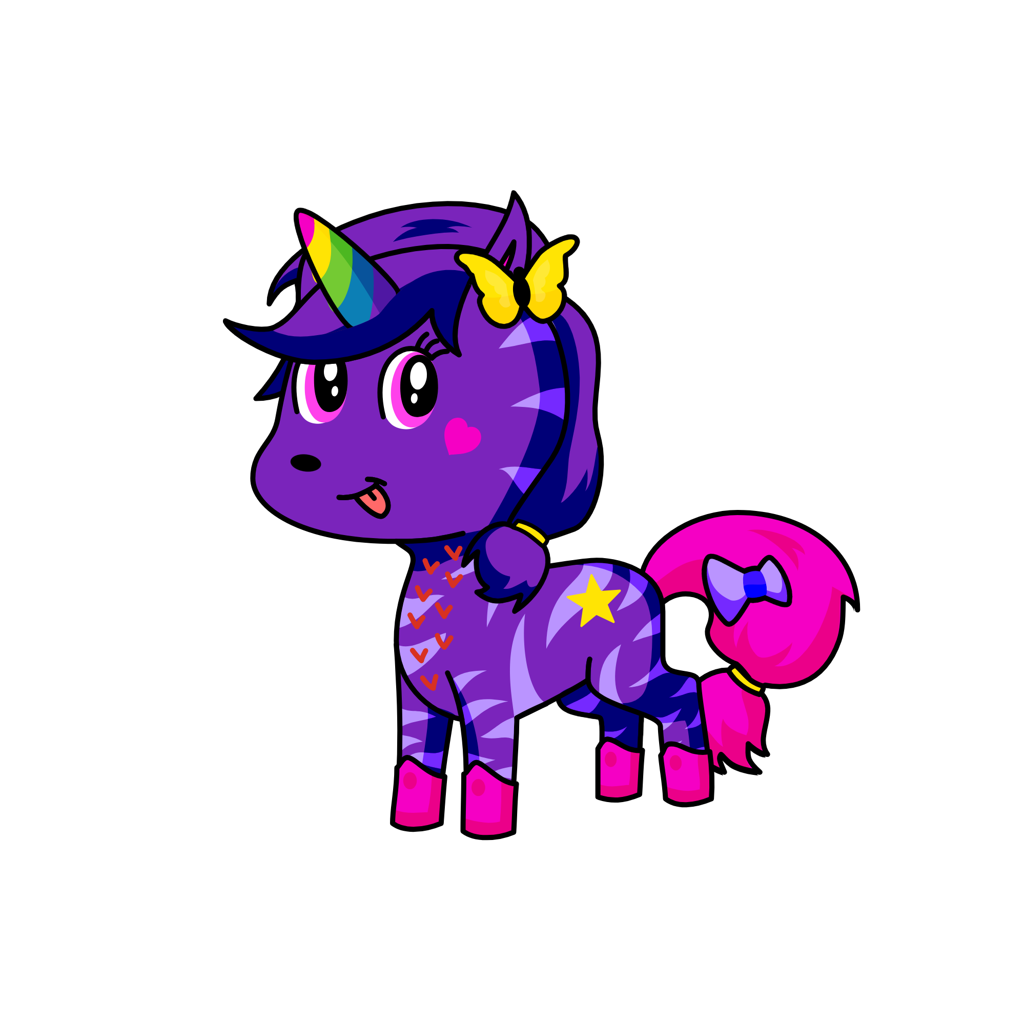 Butterfly, the unicorn