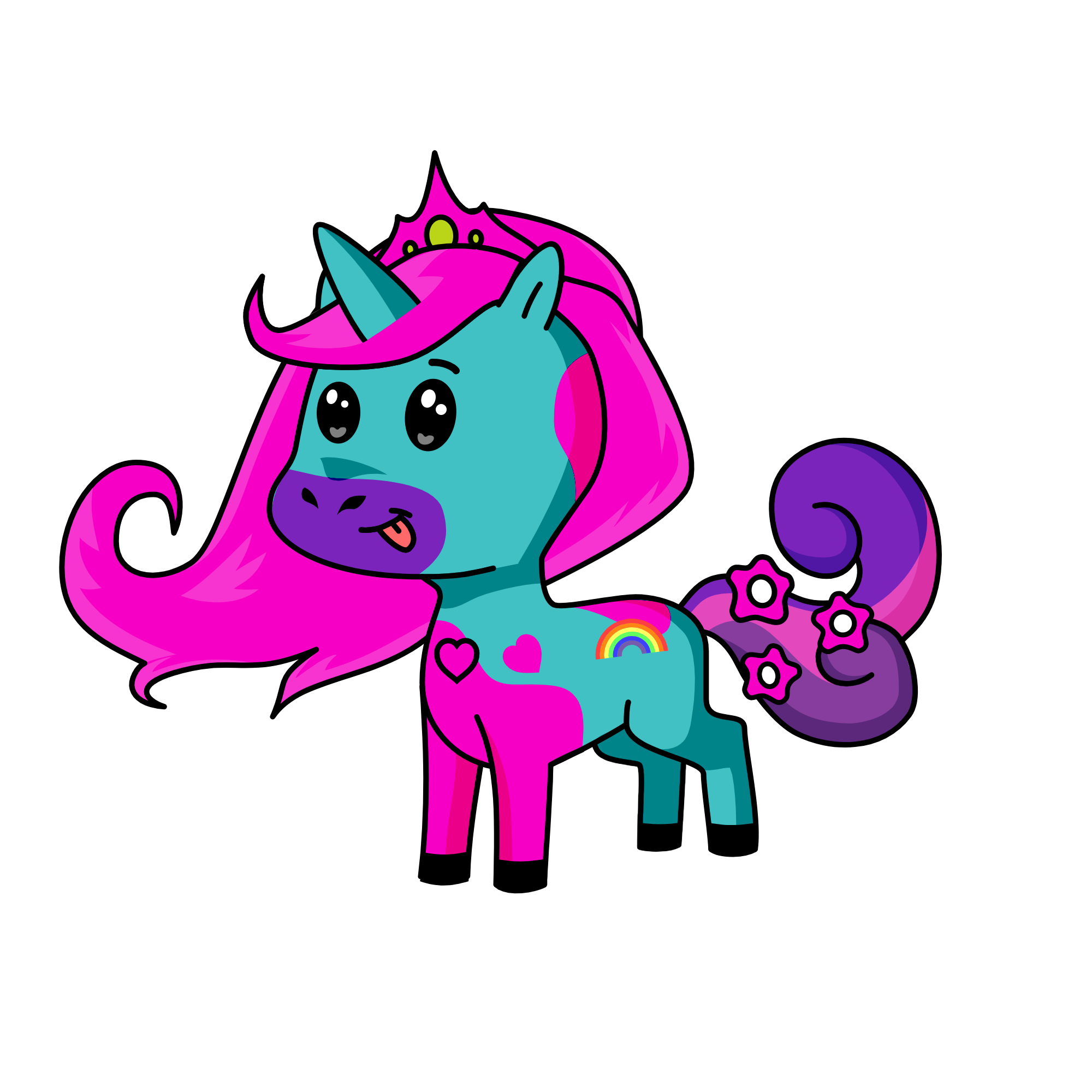 Sky, the unicorn