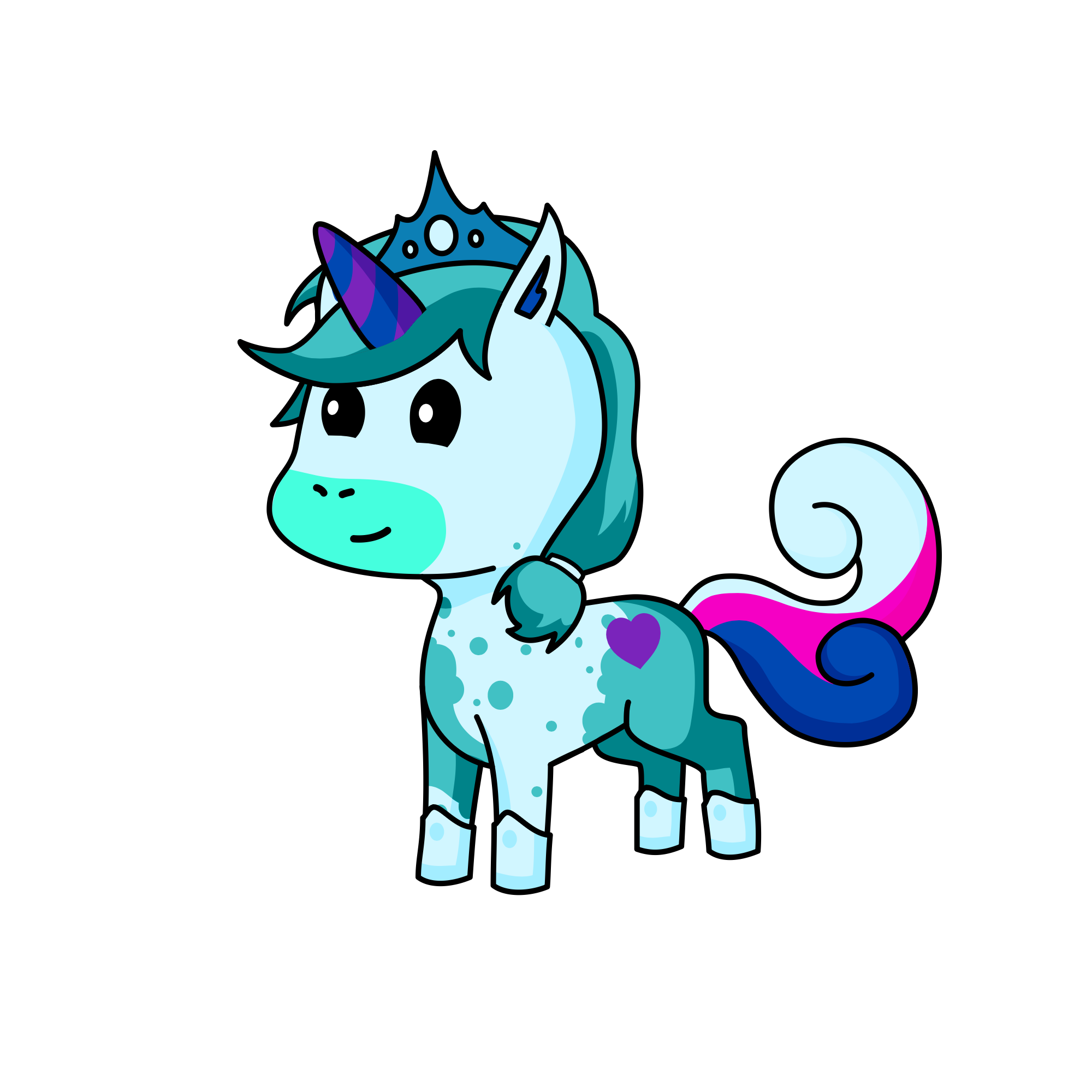 Icicle , the unicorn