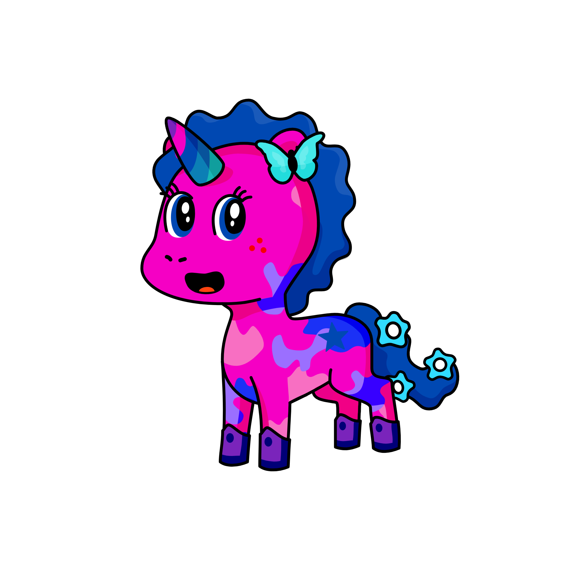 bluek, the unicorn