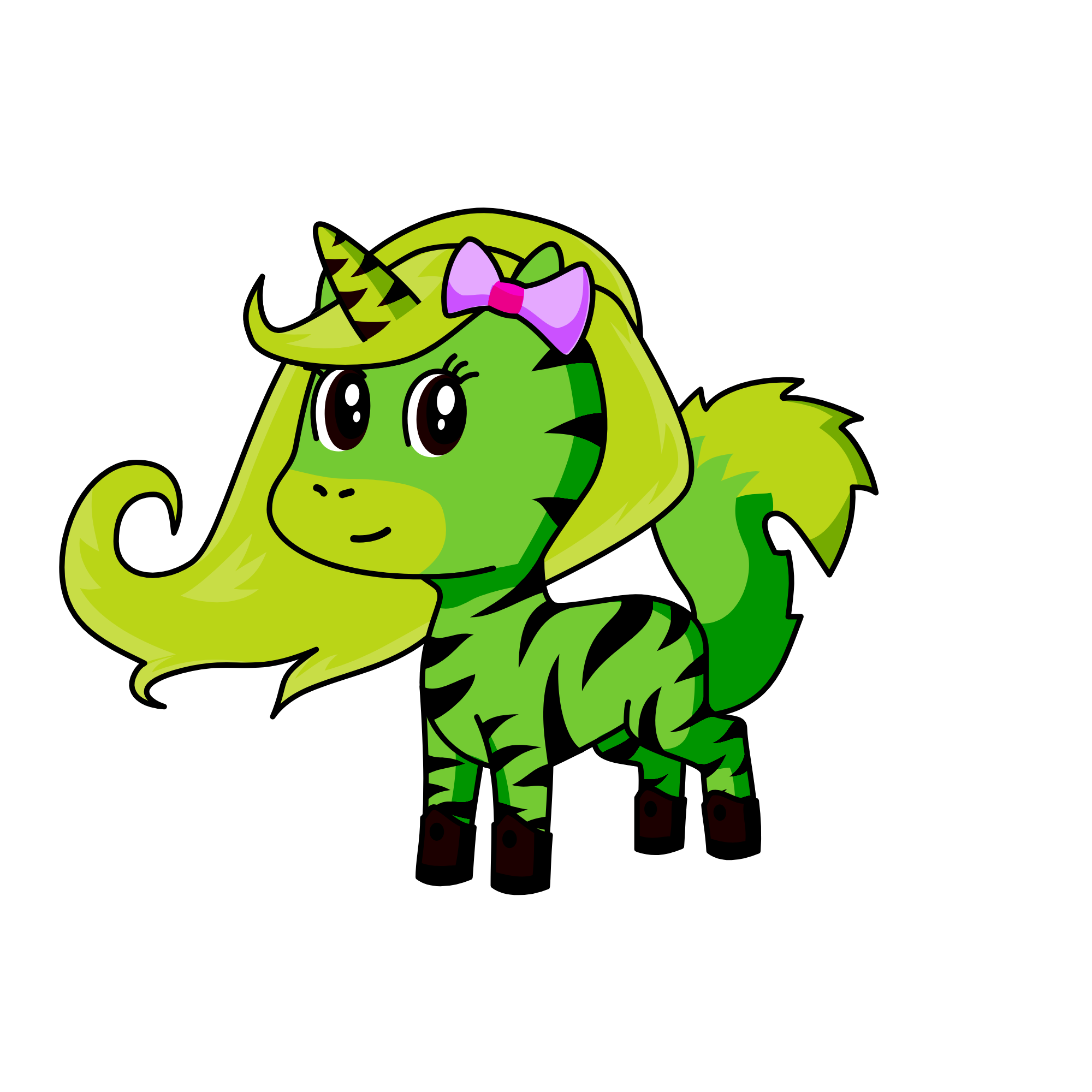 Ribbit, the unicorn