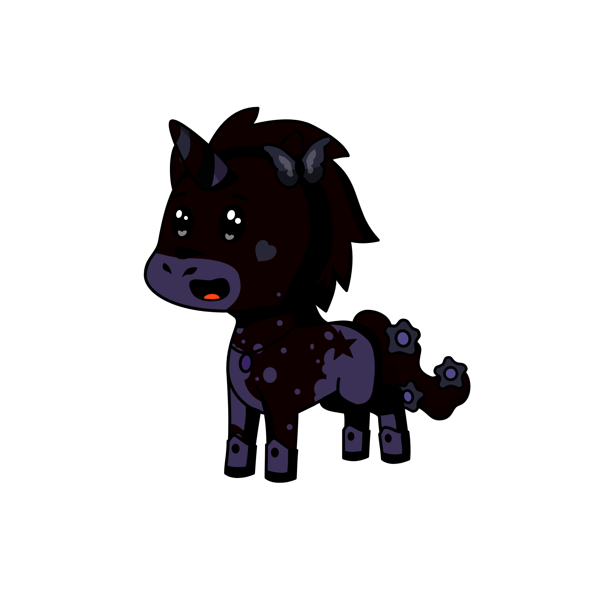 Darkie, the unicorn