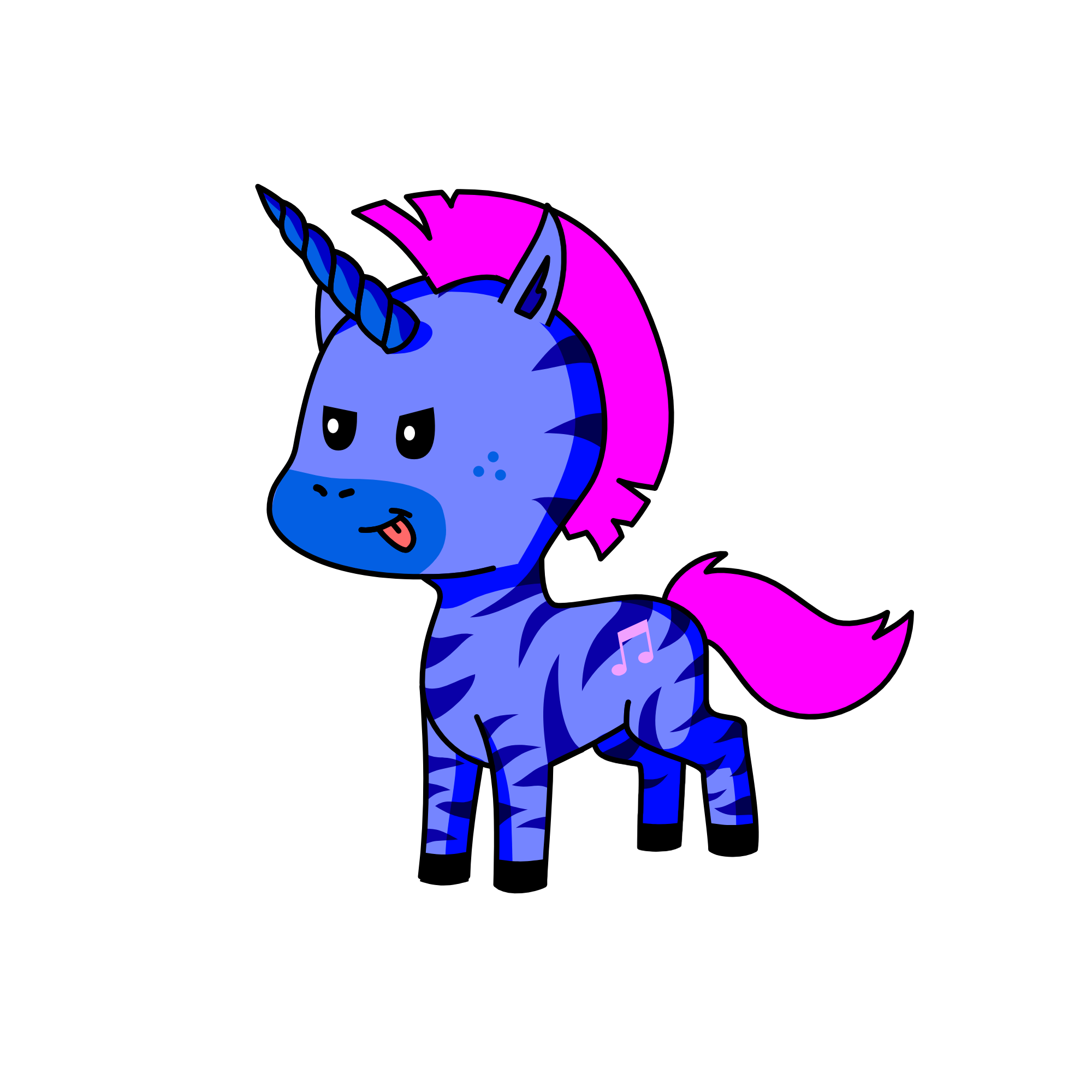 Super cool zebra unicorn dj guy so cool and amazing yes :), the unicorn