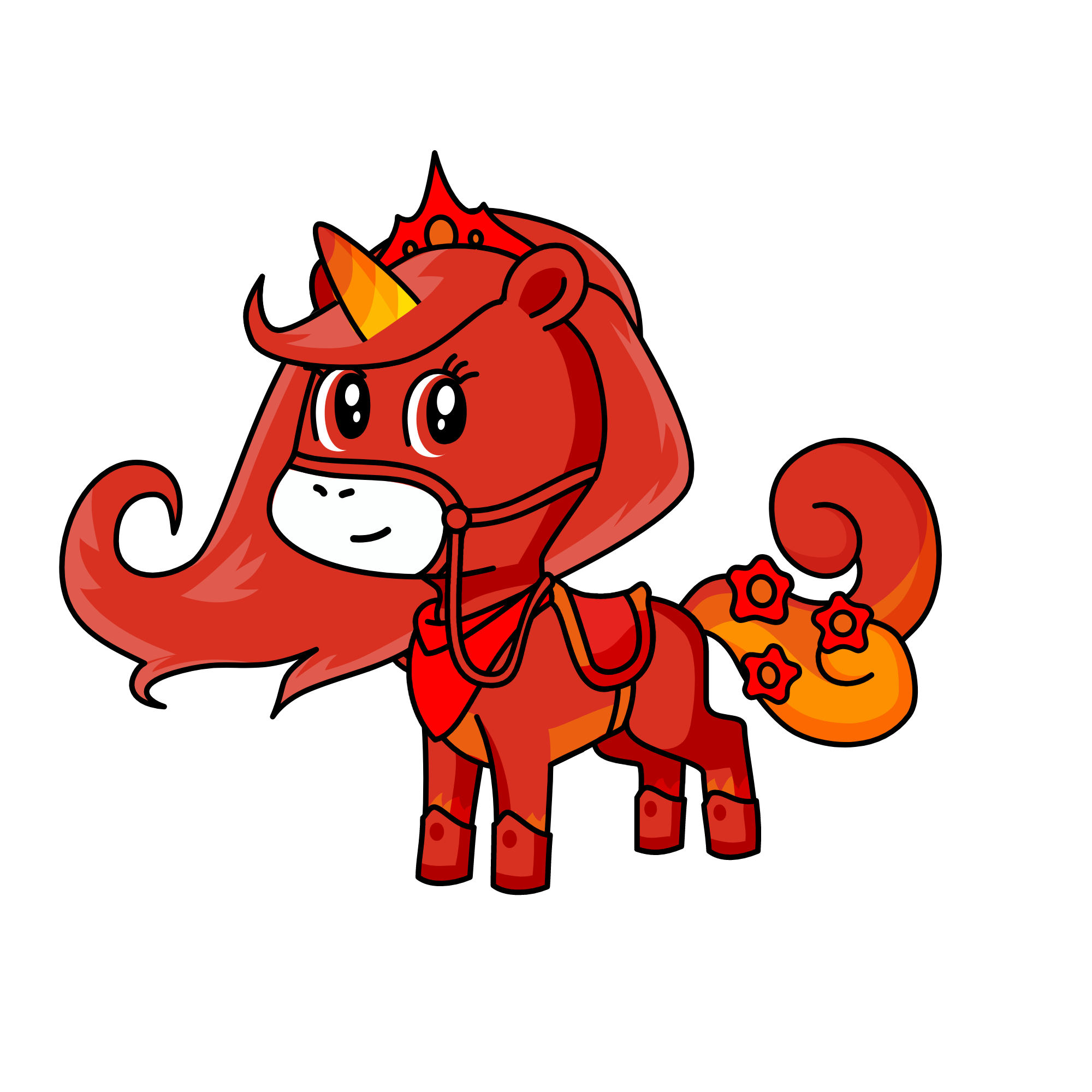 đỏ, the unicorn