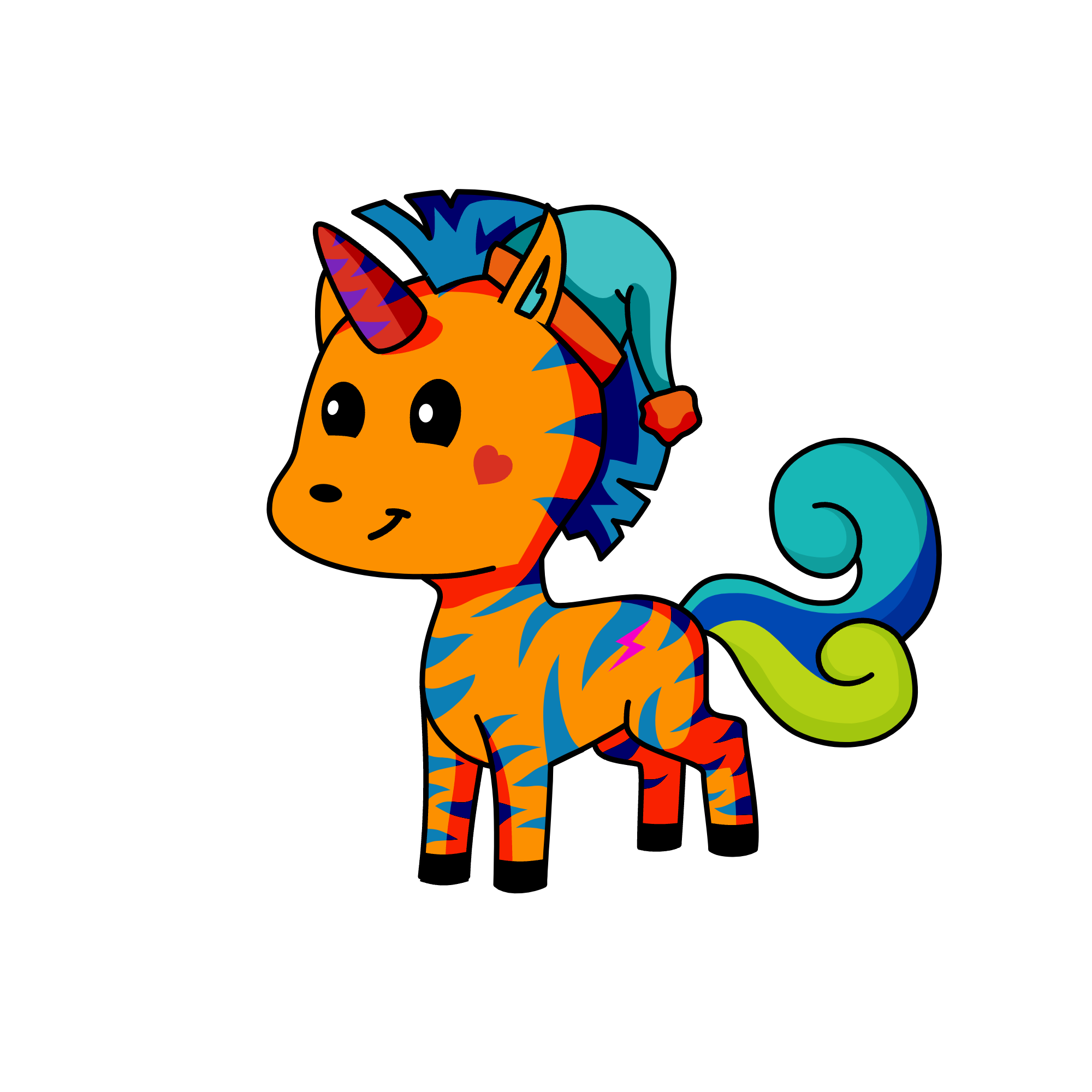 rainbow shit, the unicorn