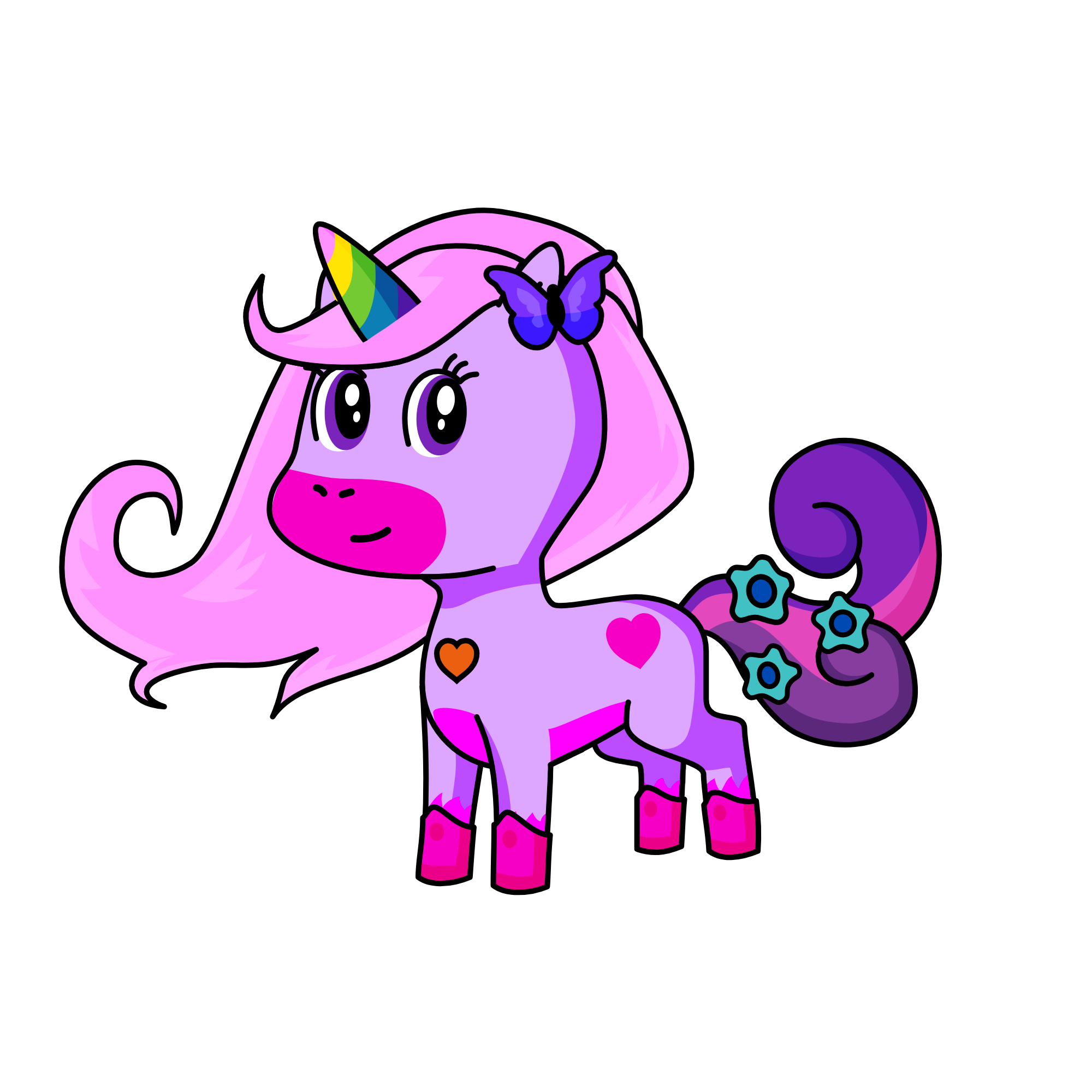 Happy, the unicorn