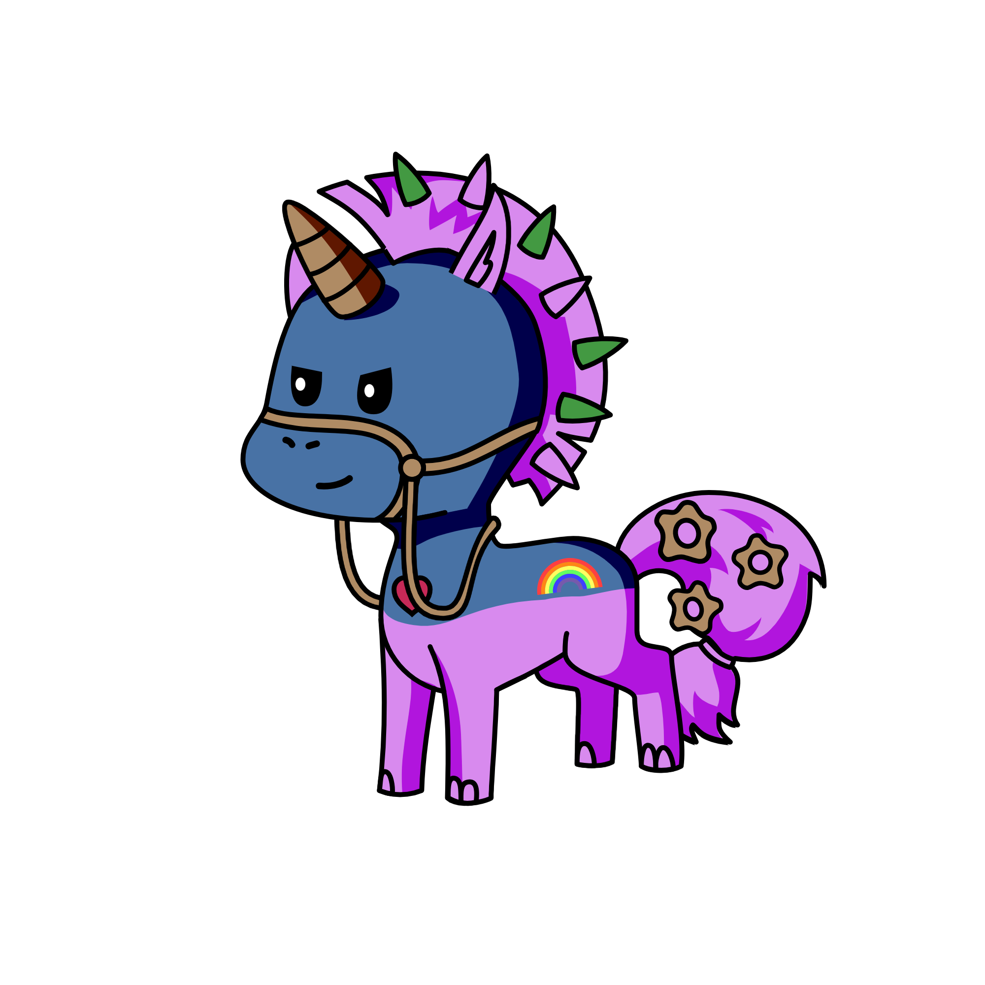 boubelle, the unicorn