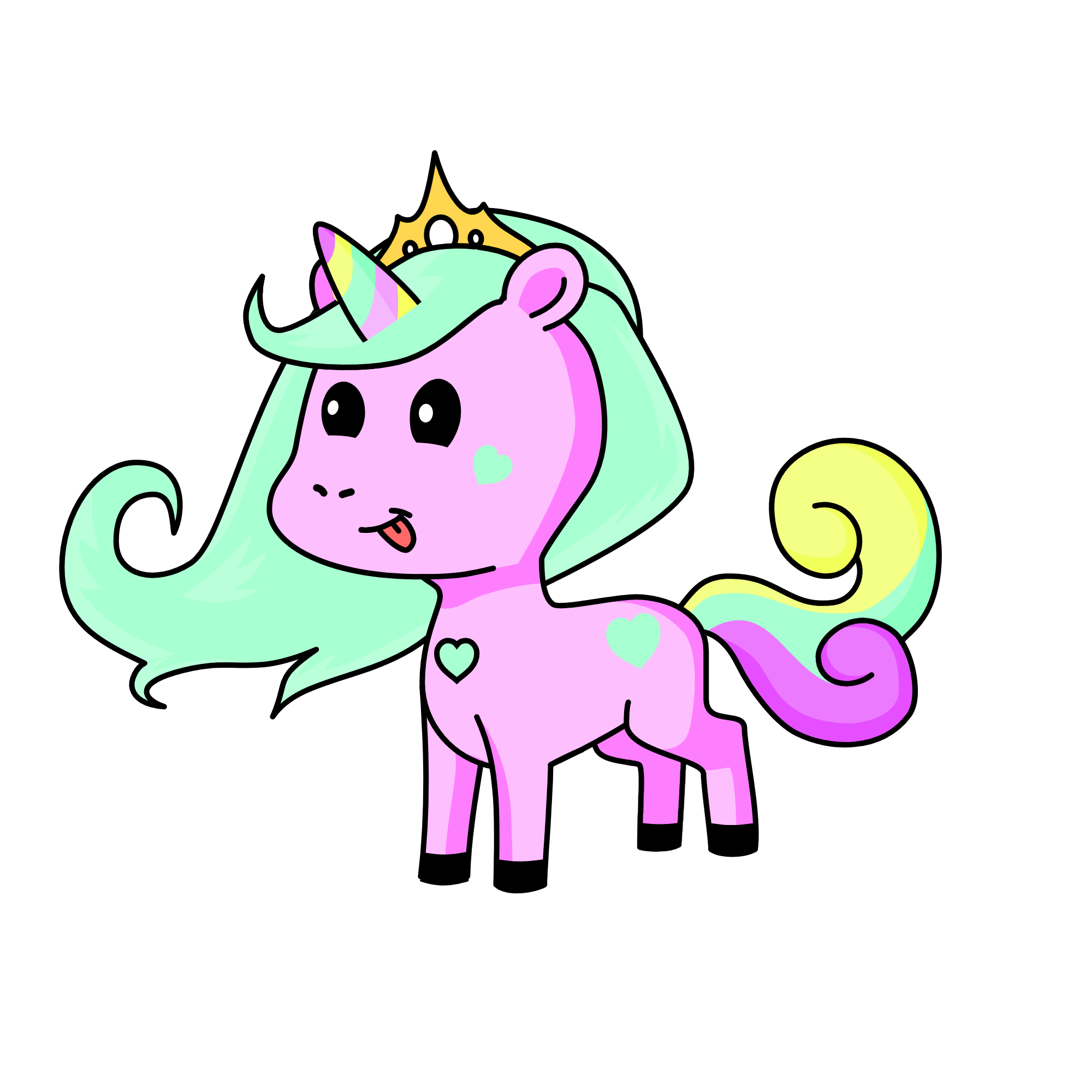 princess cloudia, the unicorn