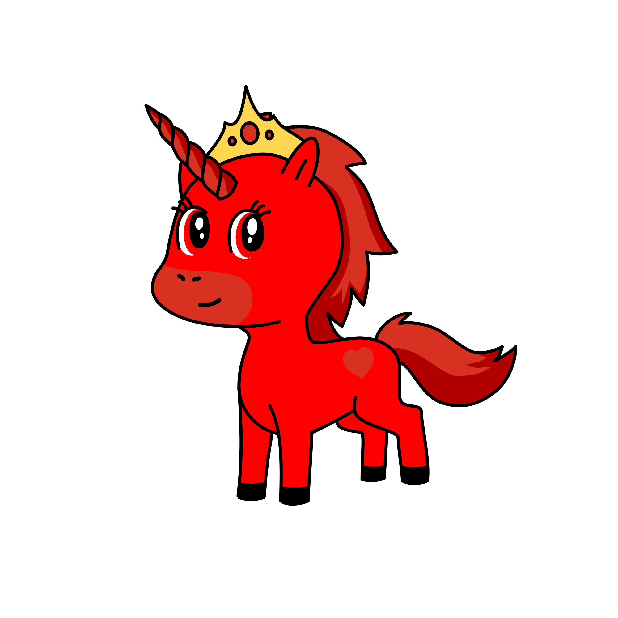 Strawberry queen , the unicorn