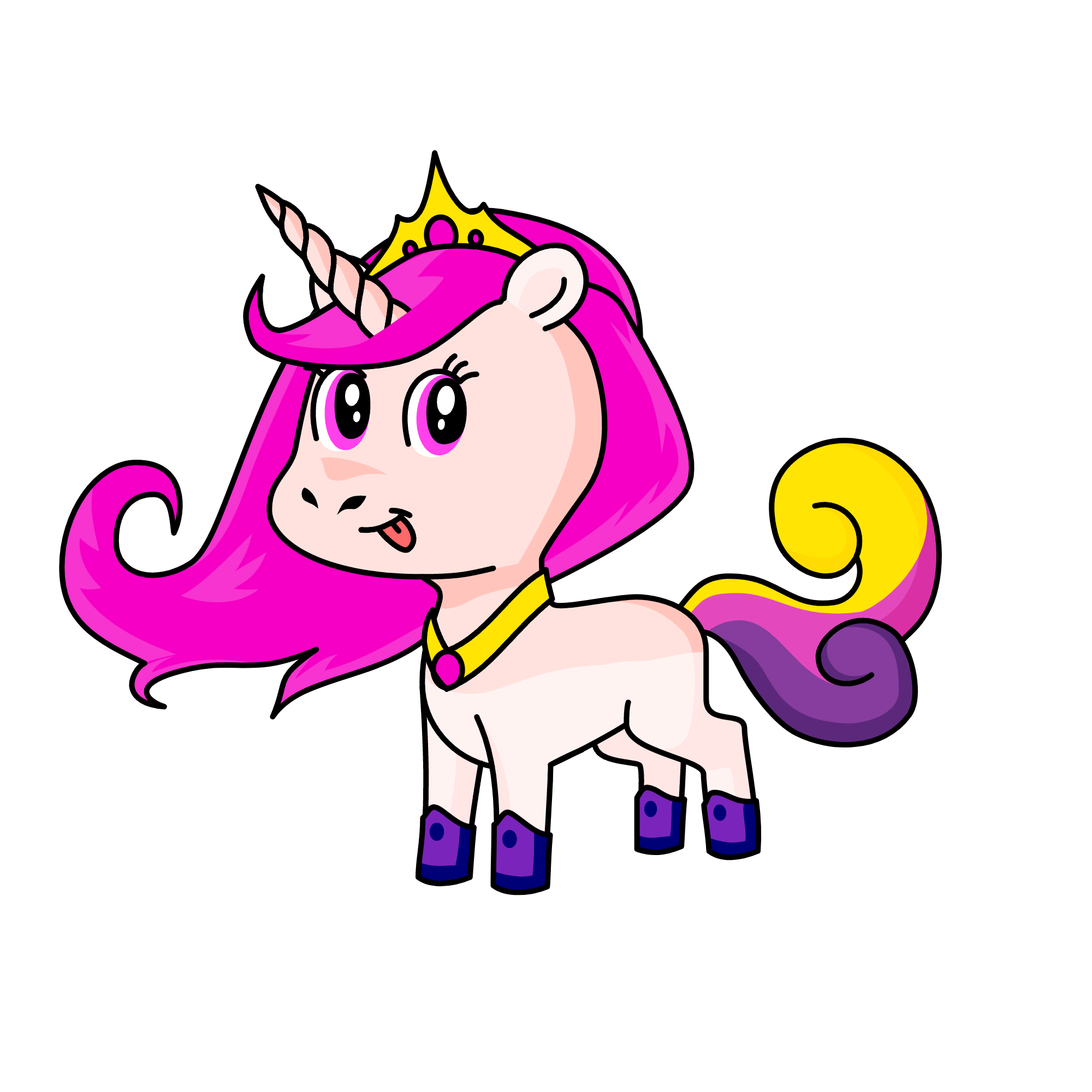 Princess Coconut, the unicorn