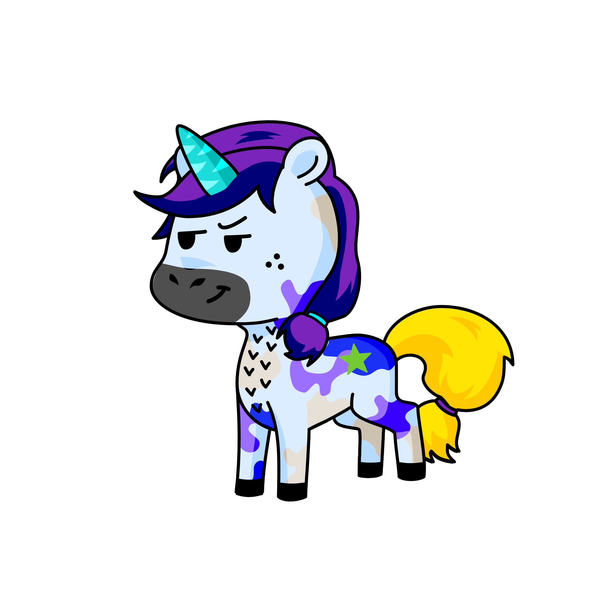 Nightshade, the unicorn