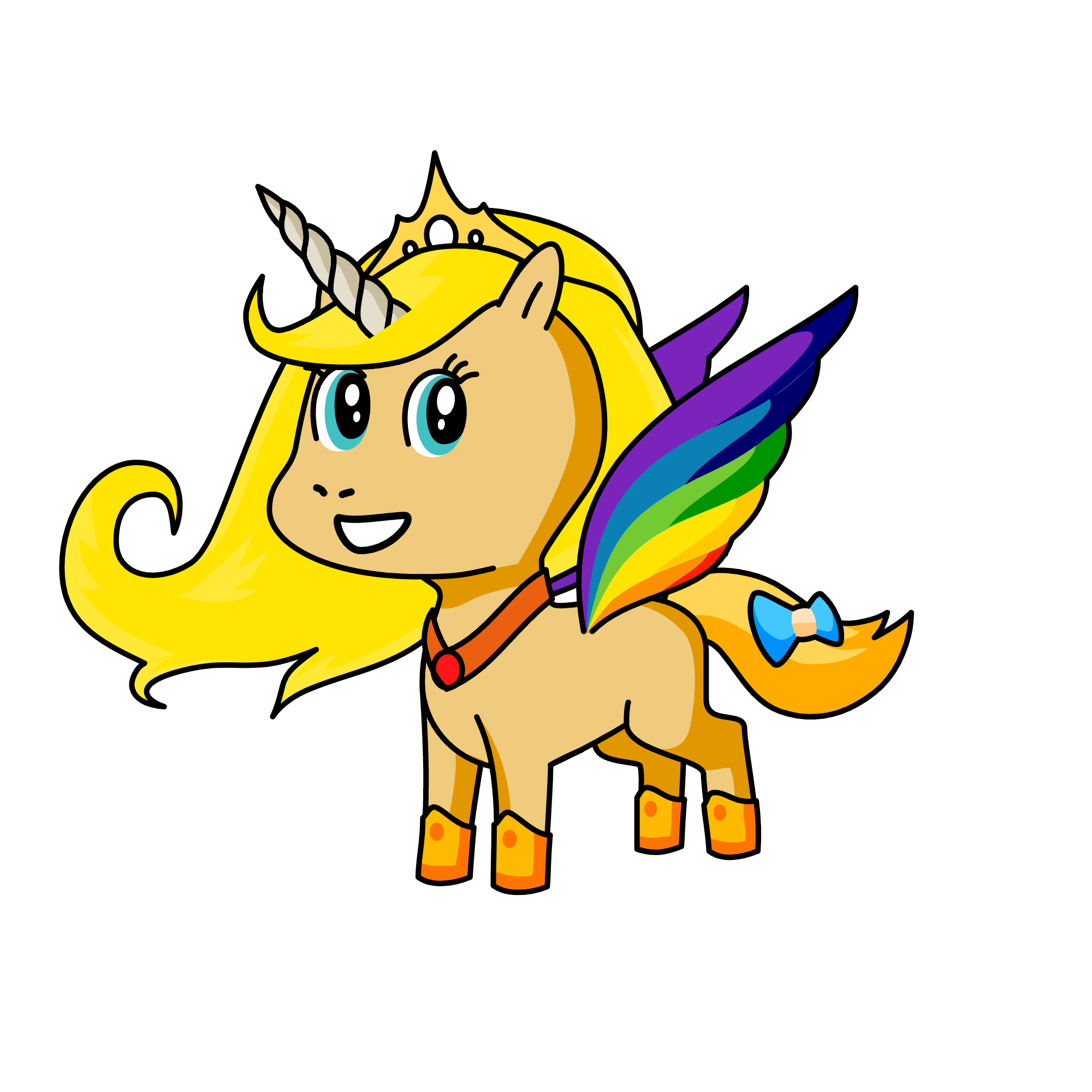 Fuzzy Fuzzy Cute Cute, the unicorn