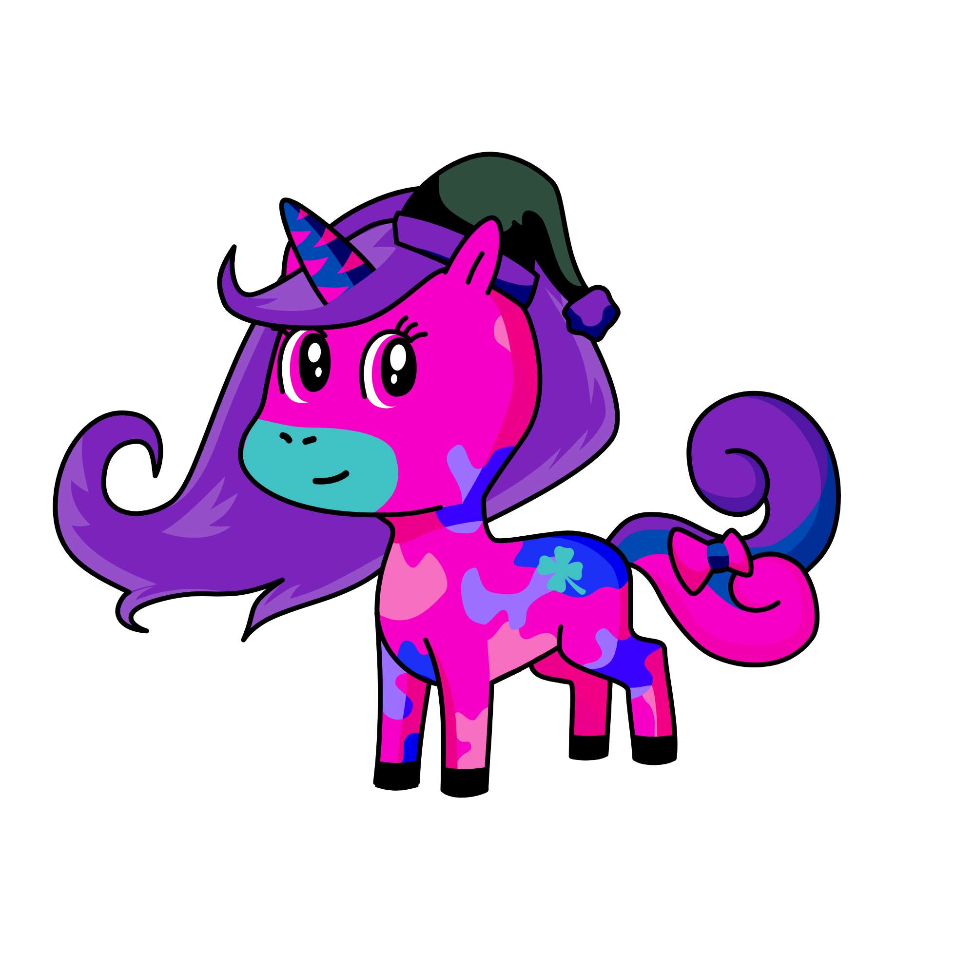 dat me fr, the unicorn