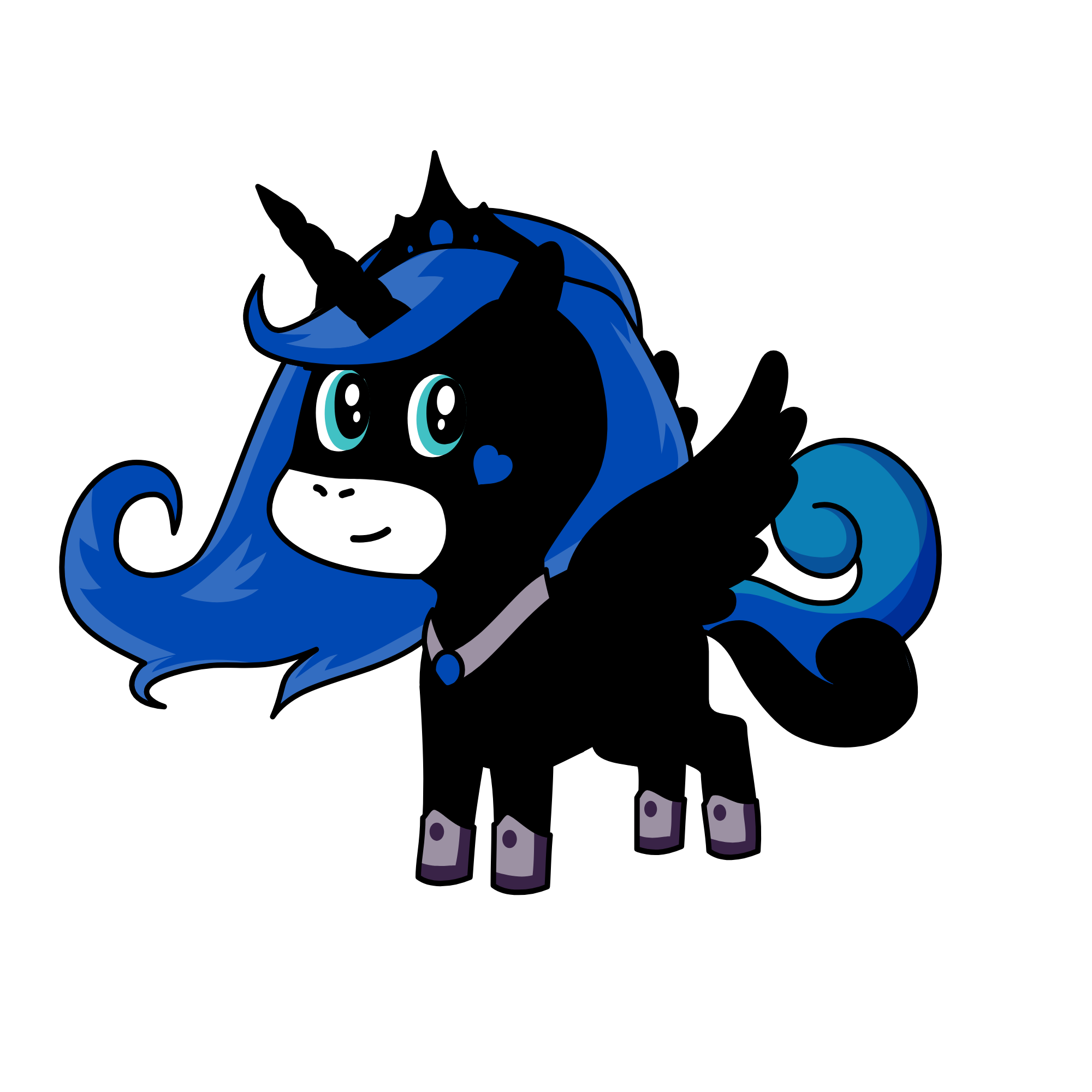 Nightmare Moon, the unicorn