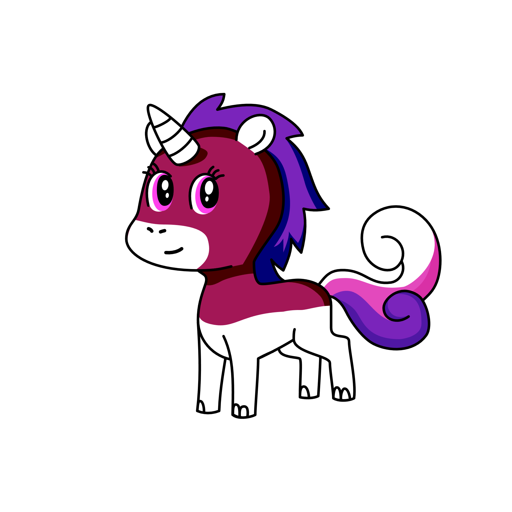 Dummes Kind, the unicorn