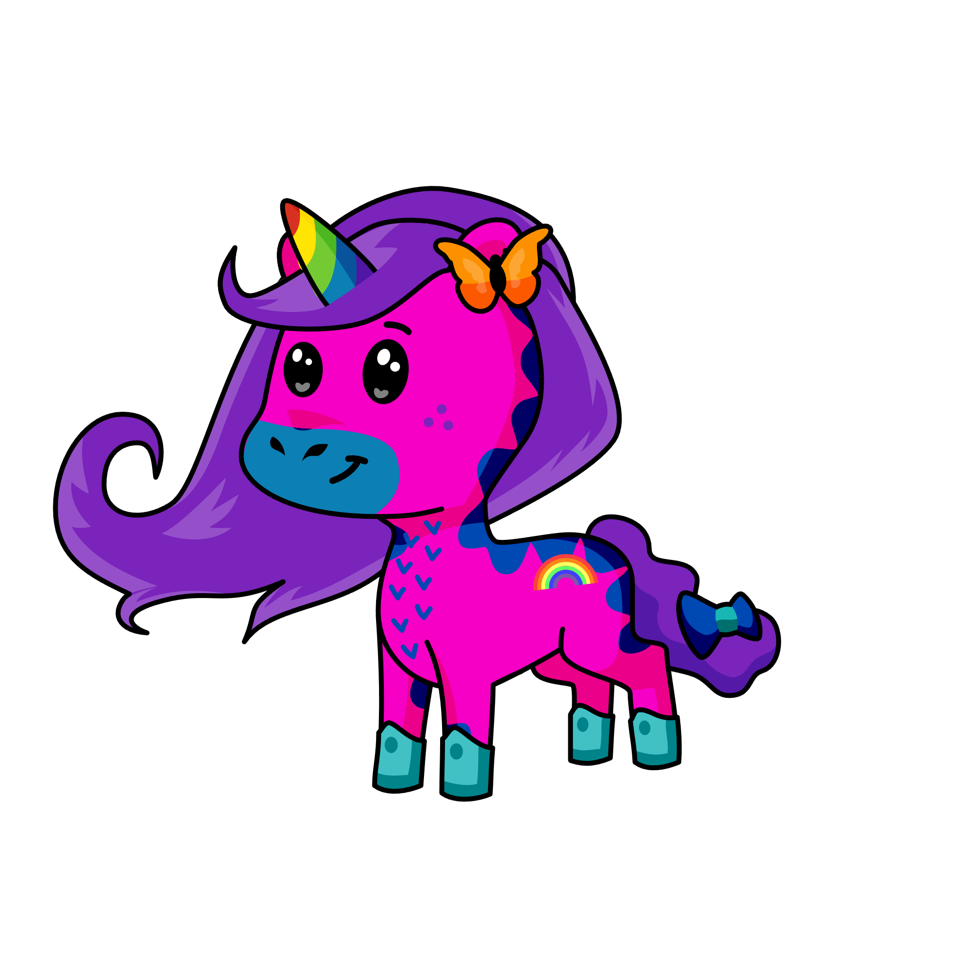 unipoenie, the unicorn