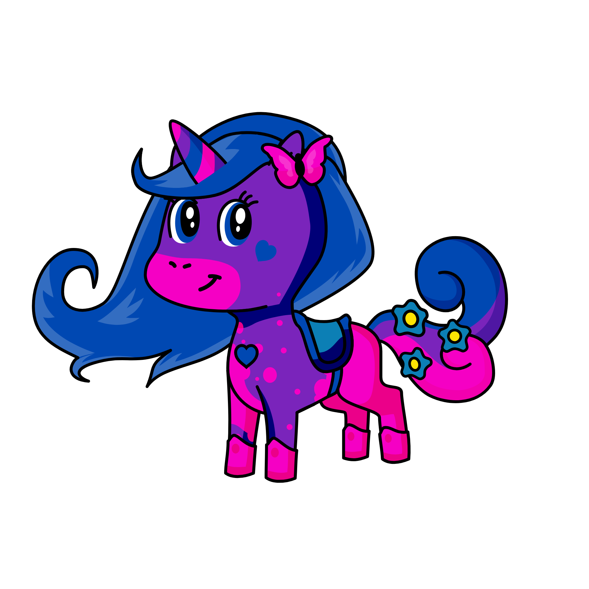 Lollipop, the unicorn