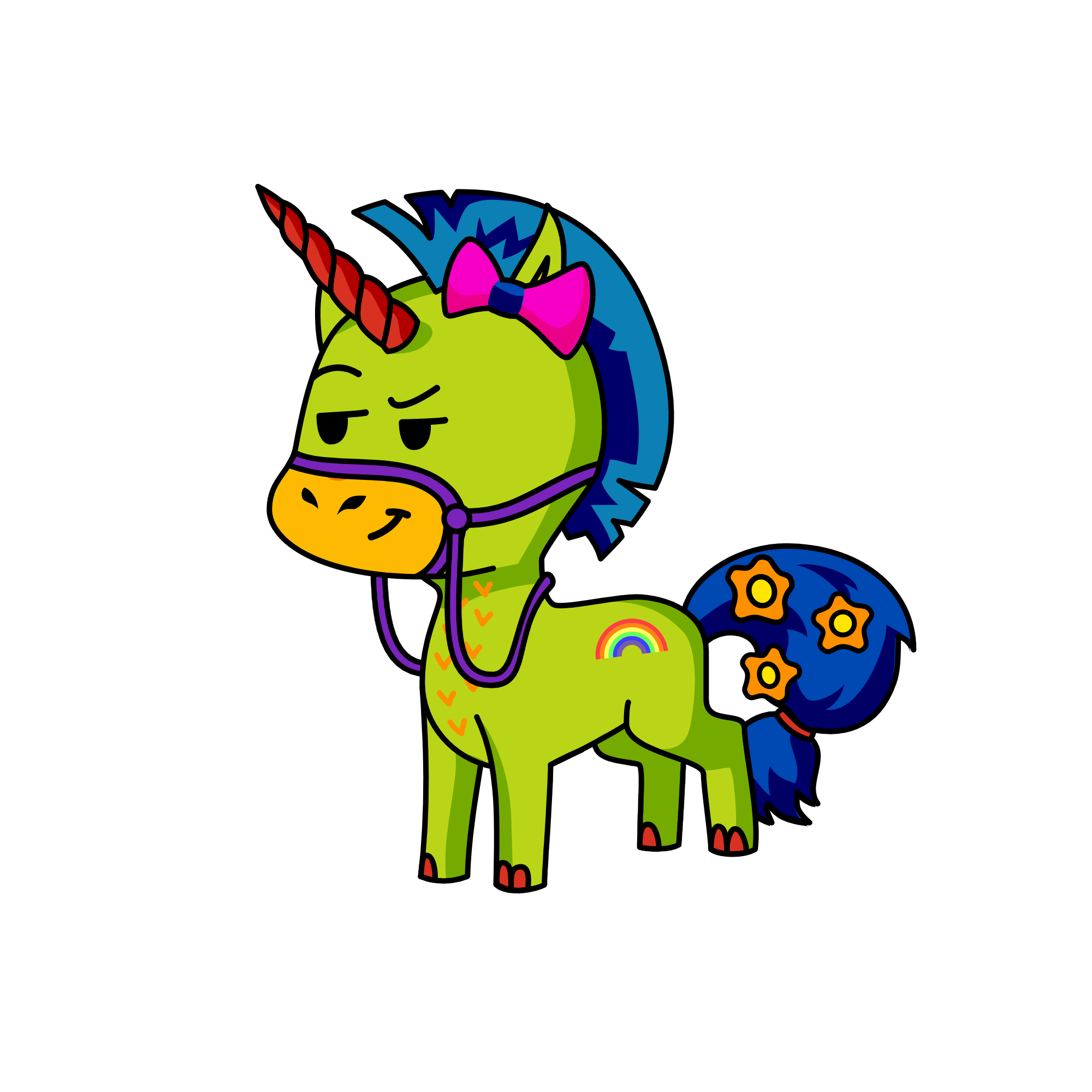 Gay ass corn, the unicorn
