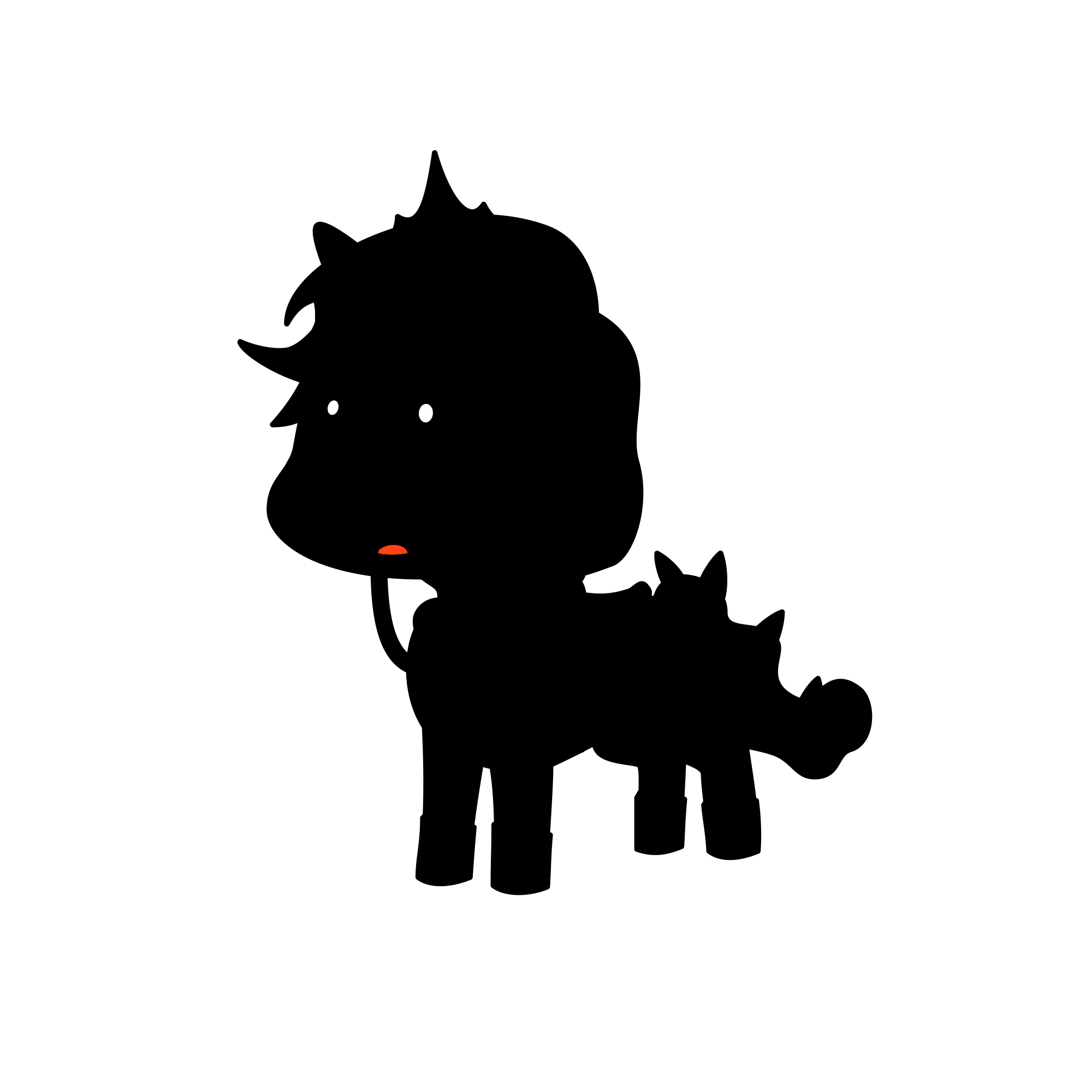 It senses your presence., the unicorn